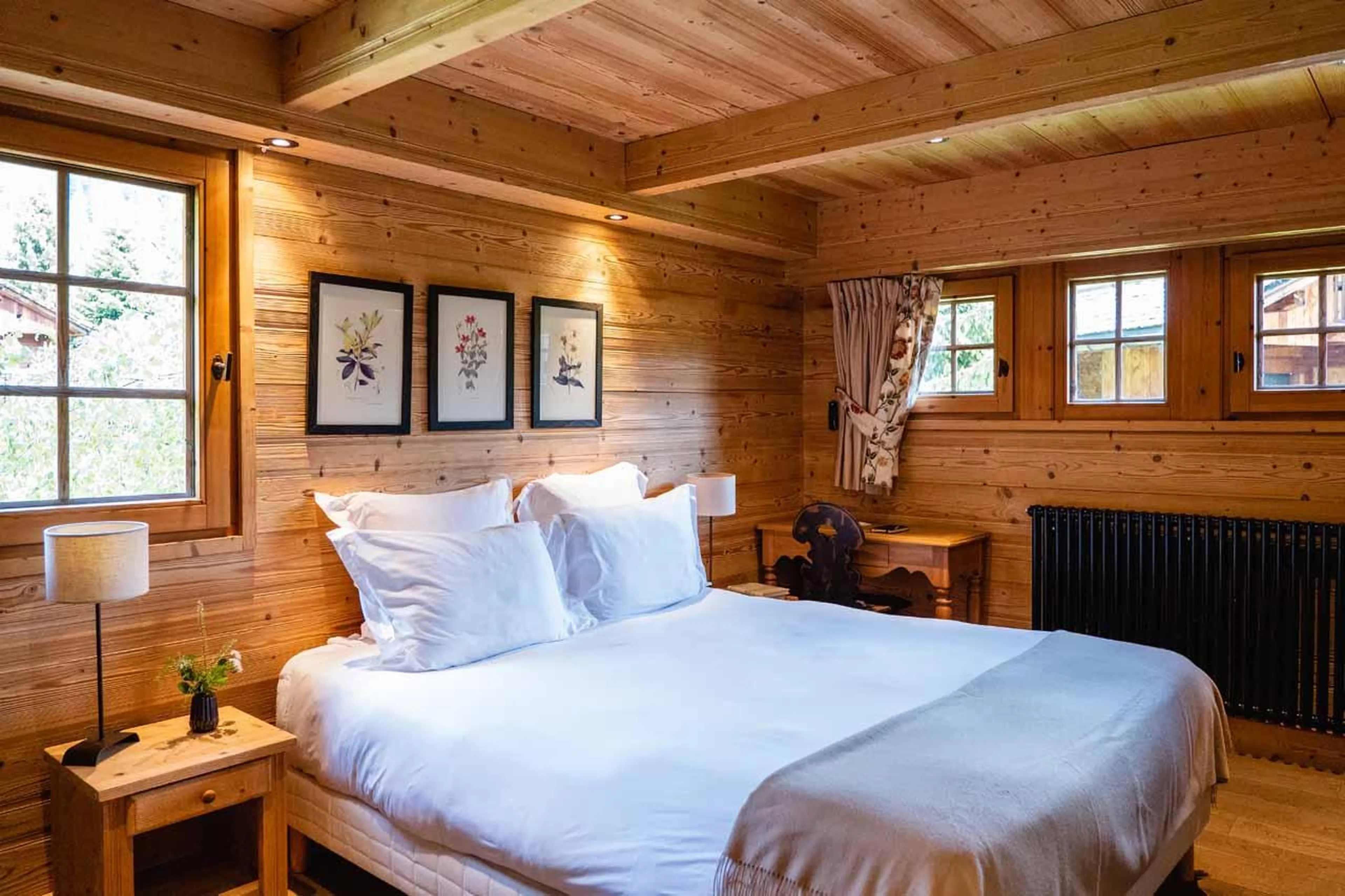 Double bedroom in Chalet Firmin, Megeve