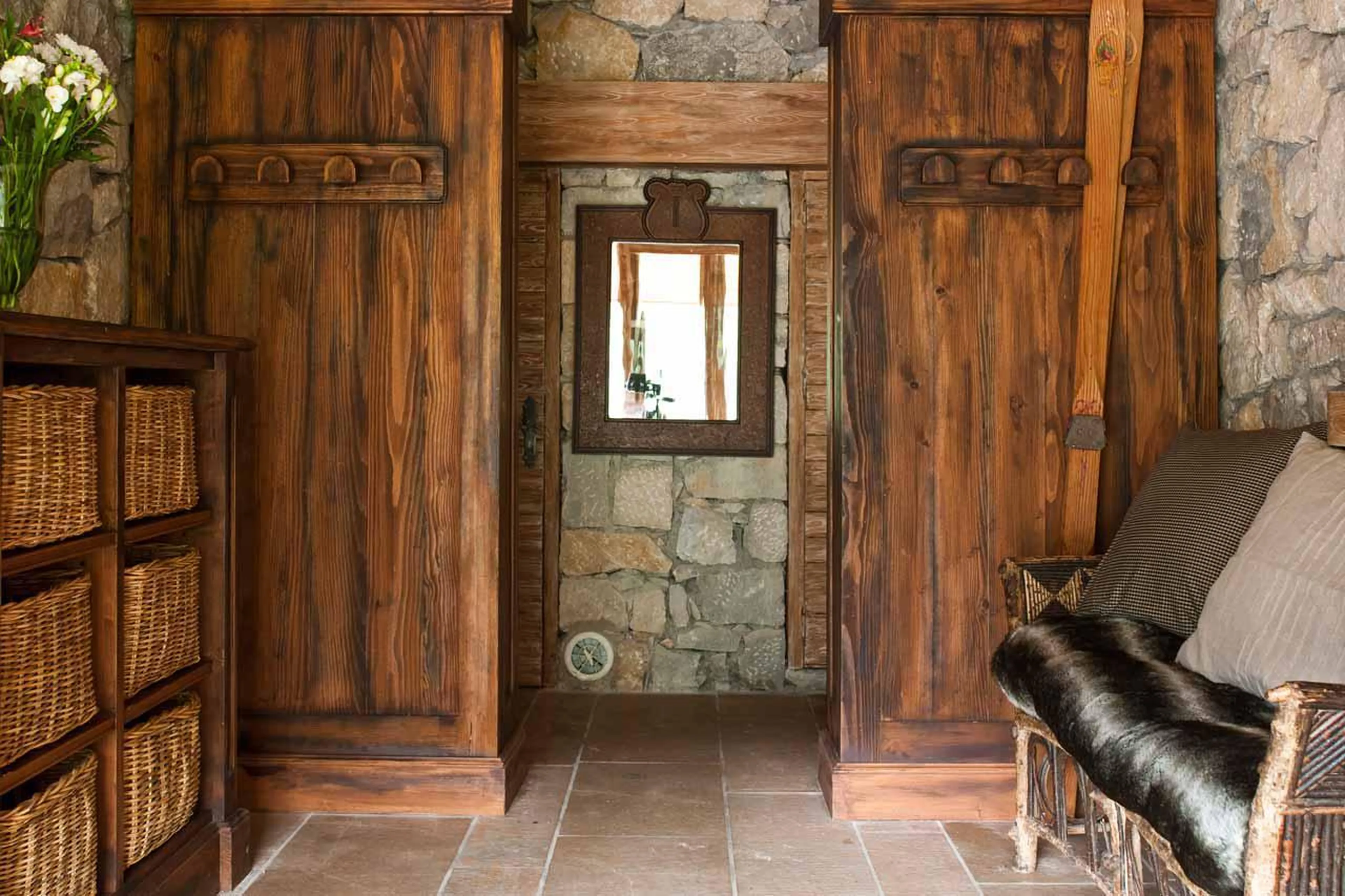 Entrance to Chalet Foinsbois in Meribel