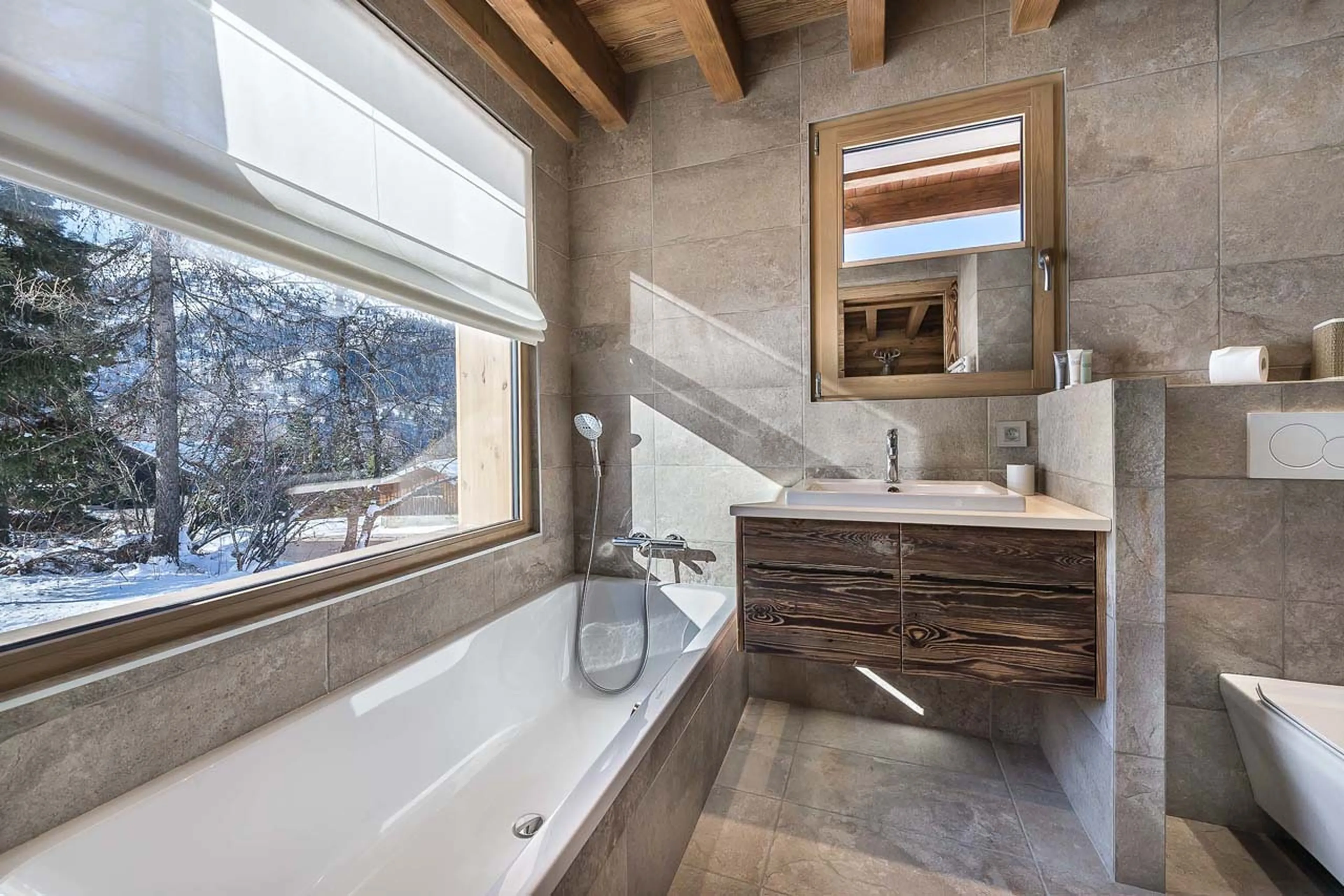 bathroom two at Chalet Fontany in Meribel