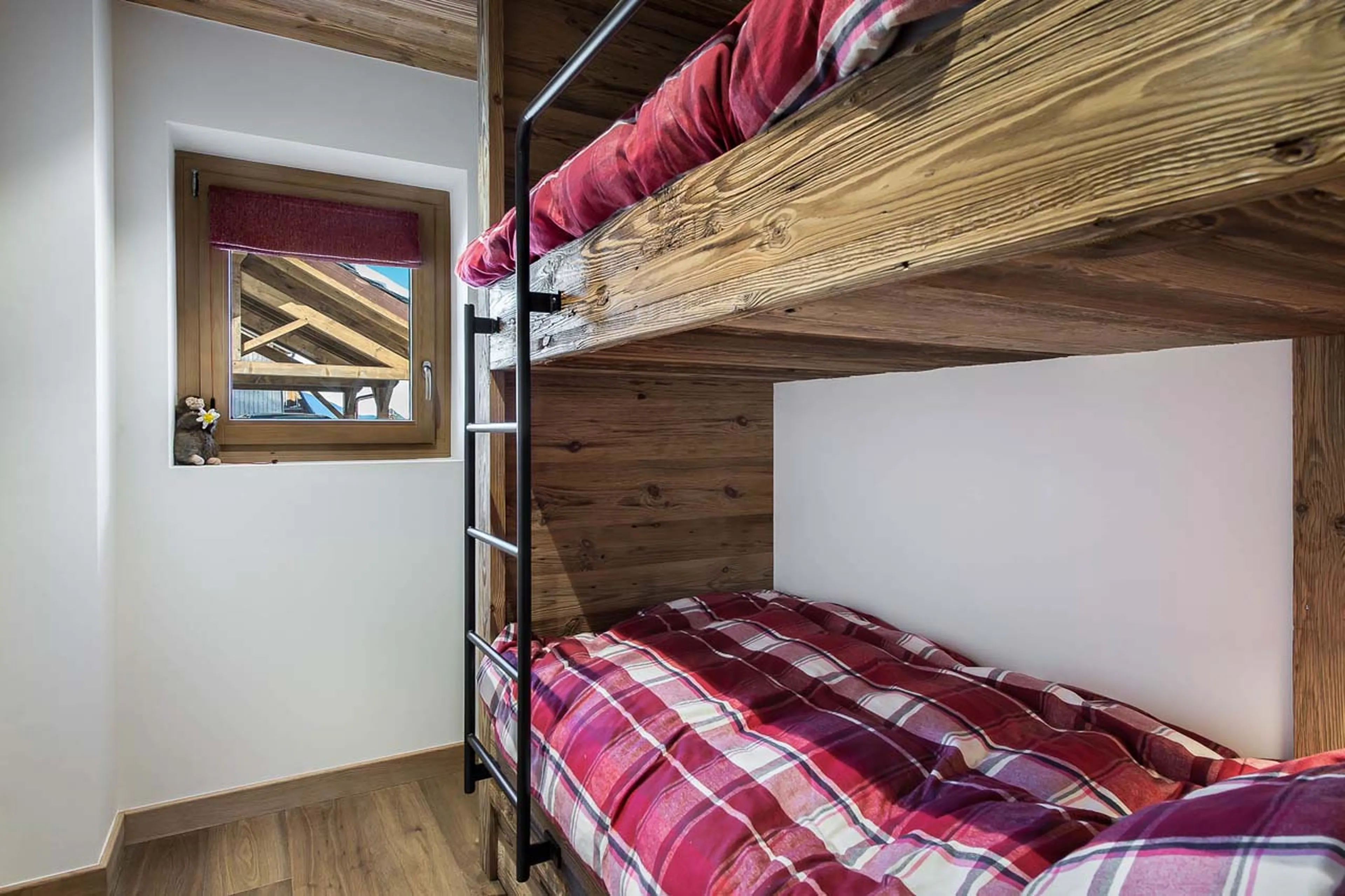 Bedroom five at Chalet Fontany in Meribel