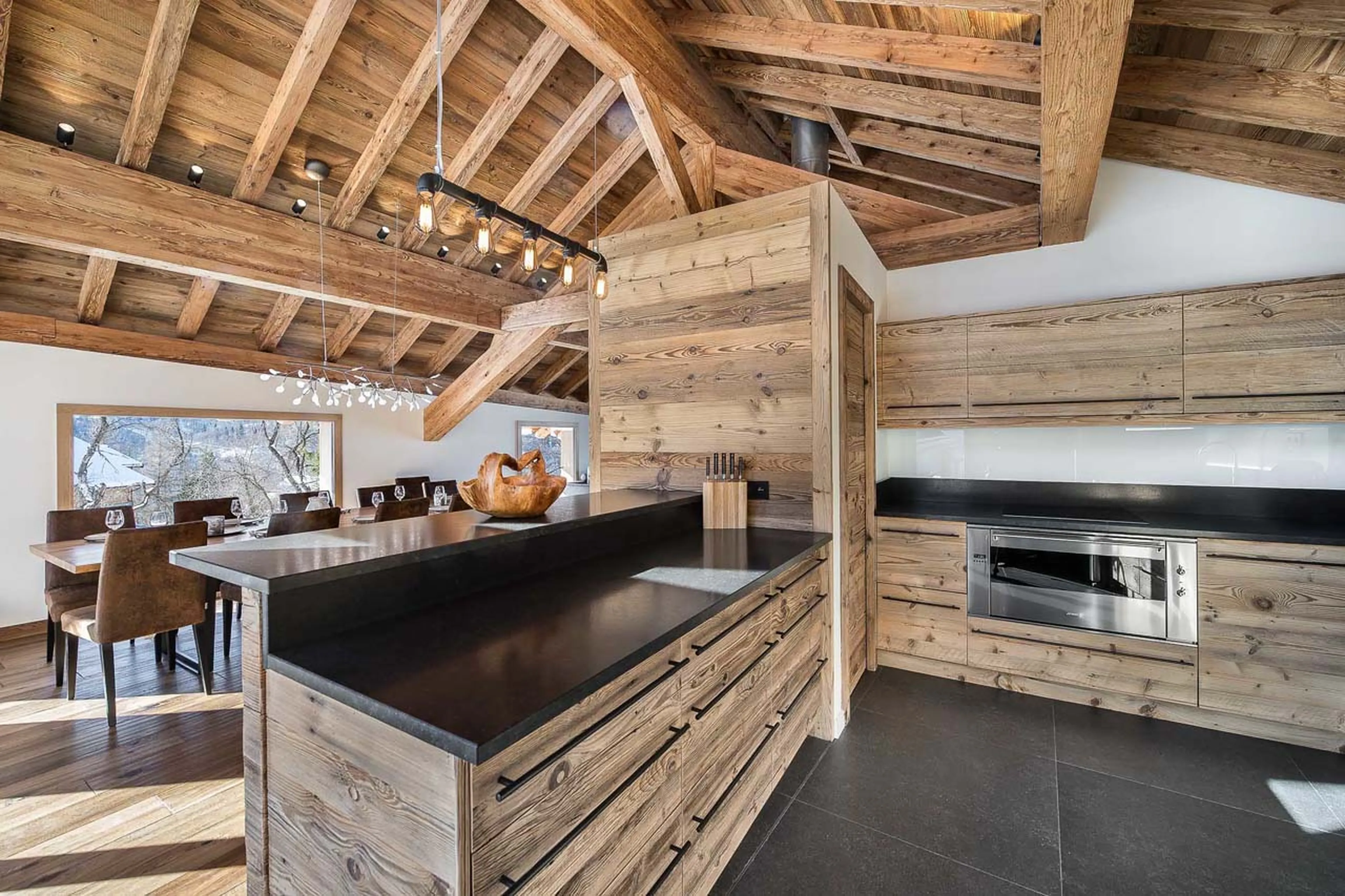Kitchen at Chalet Fontany in Meribel