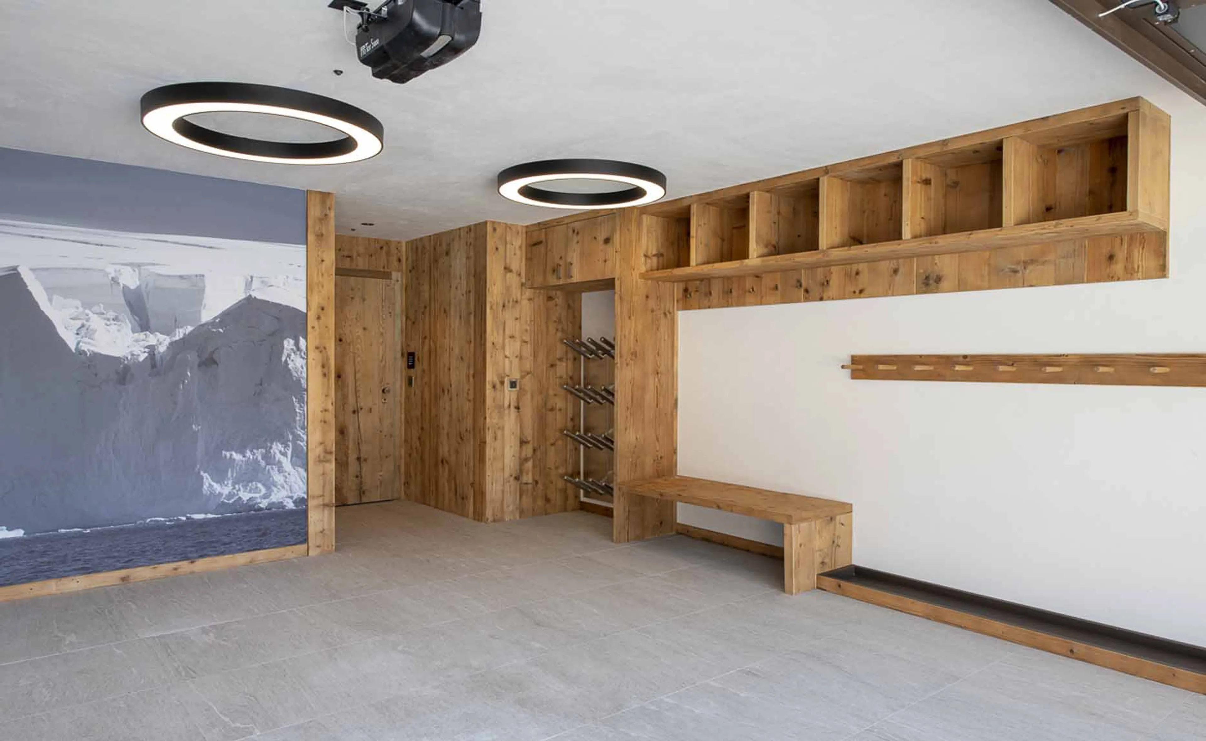 Garage and storage at Chalet Foulon in Verbier