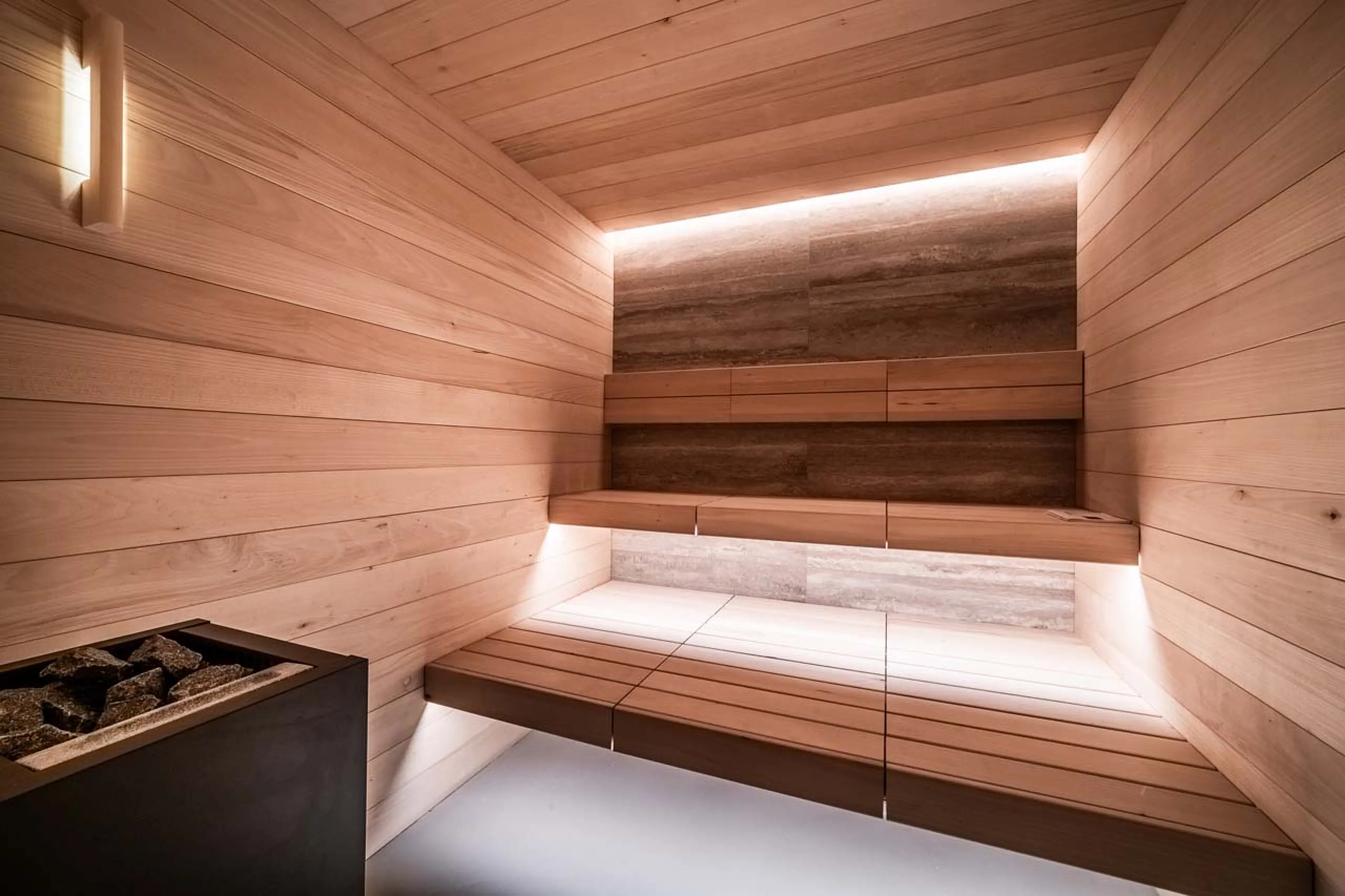 Sauna at Chalet Foxden in Chamonix