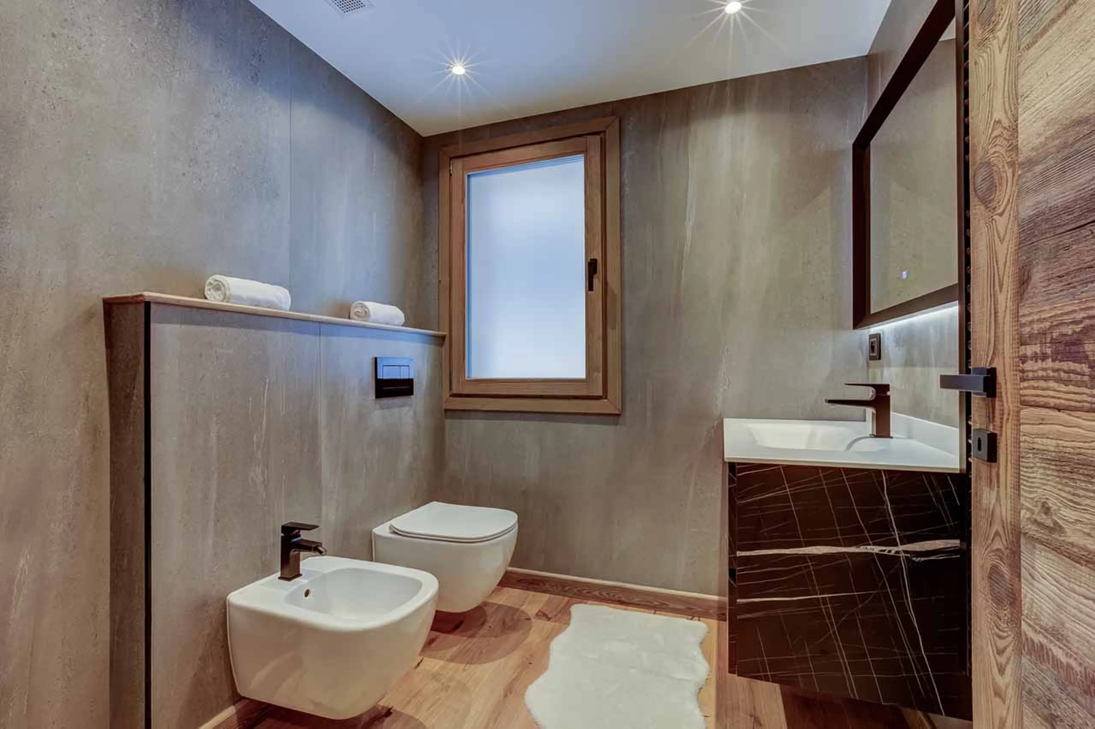 Bathroom three at Chalet Freya in Chamonix