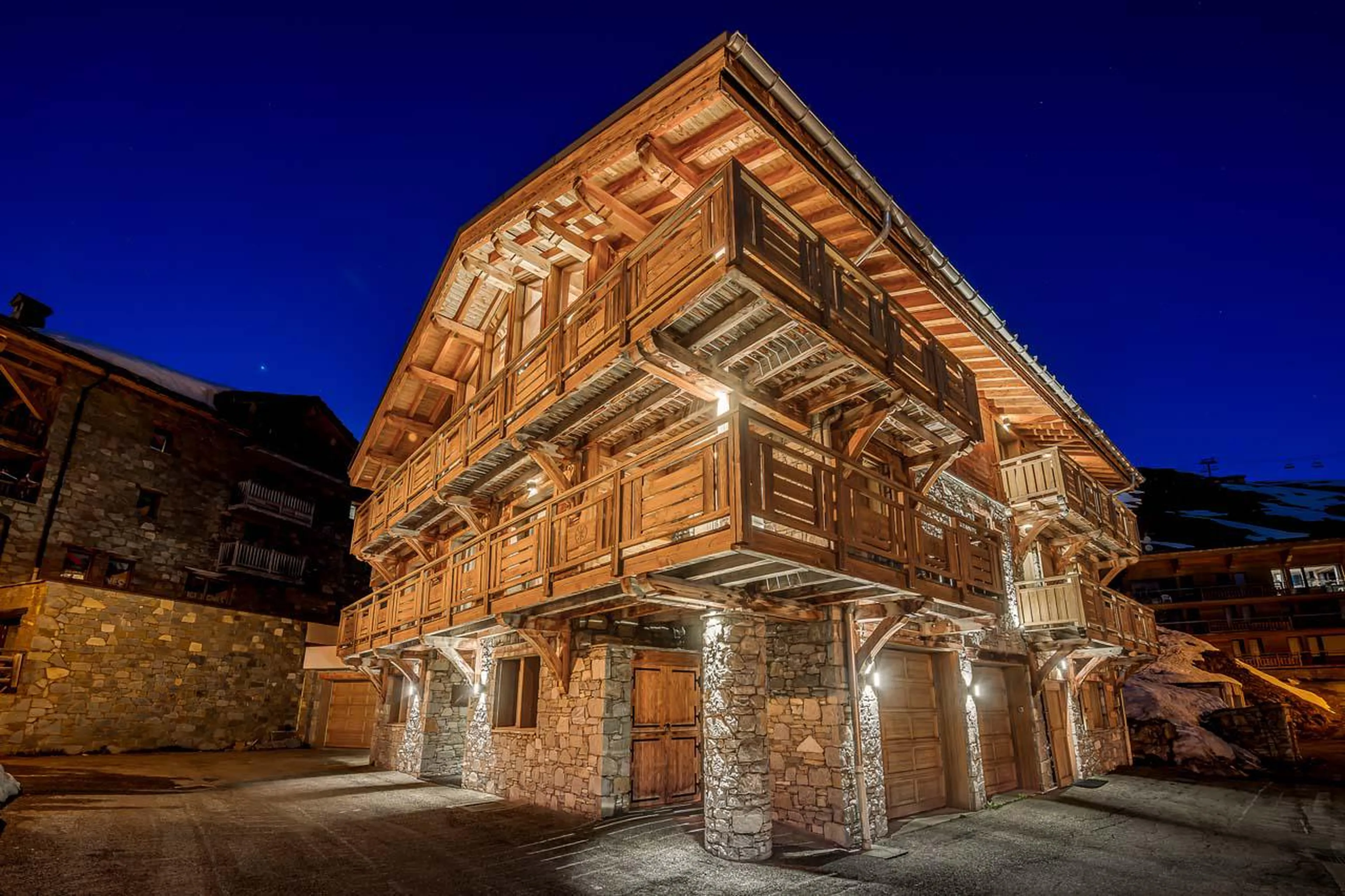 Beautiful exterior of Chalet Ganga in Tignes