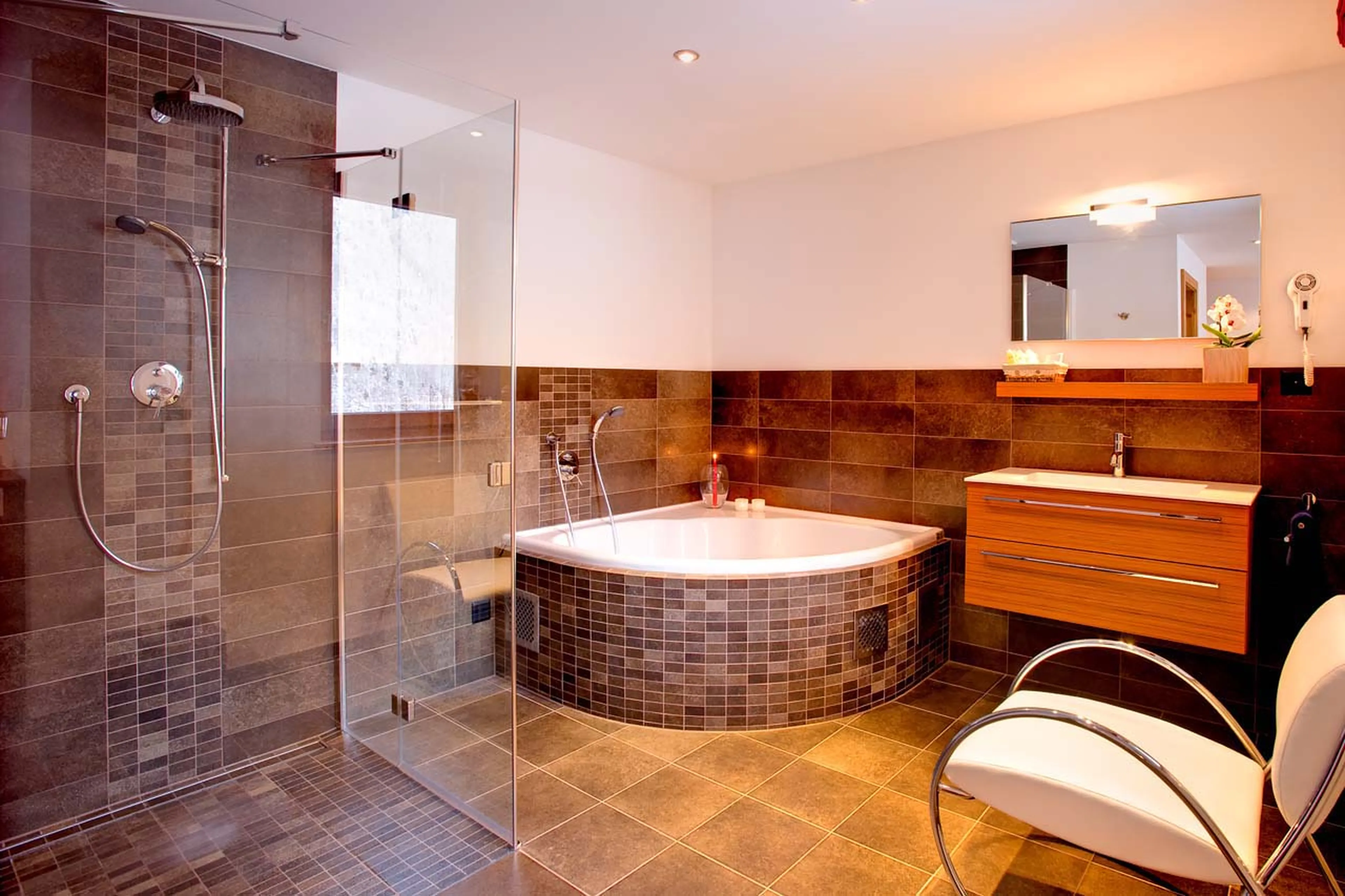 Bathroom four at Chalet Gemini in Zermatt