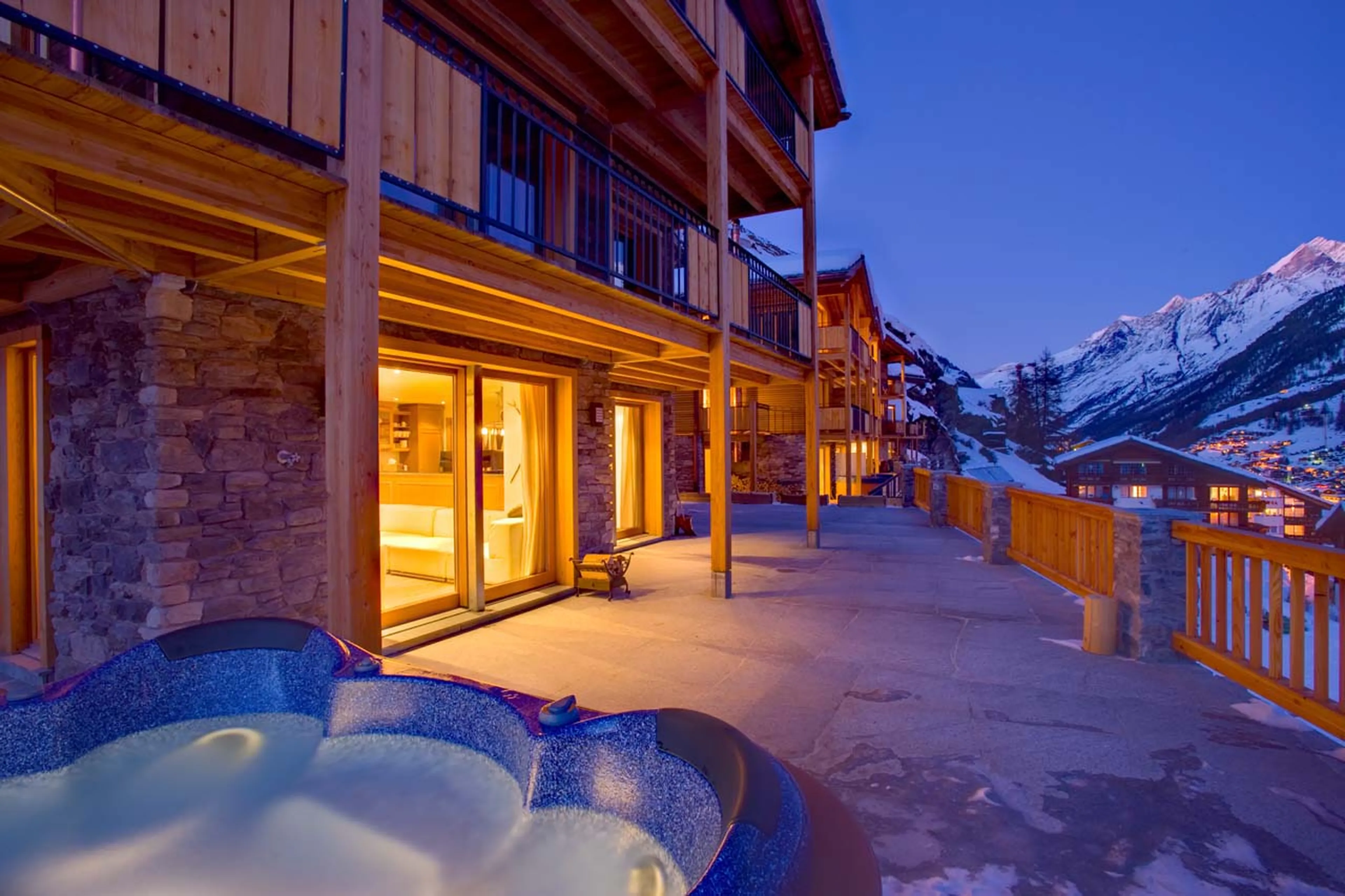 Chalet Gemini in Zermatt terrace