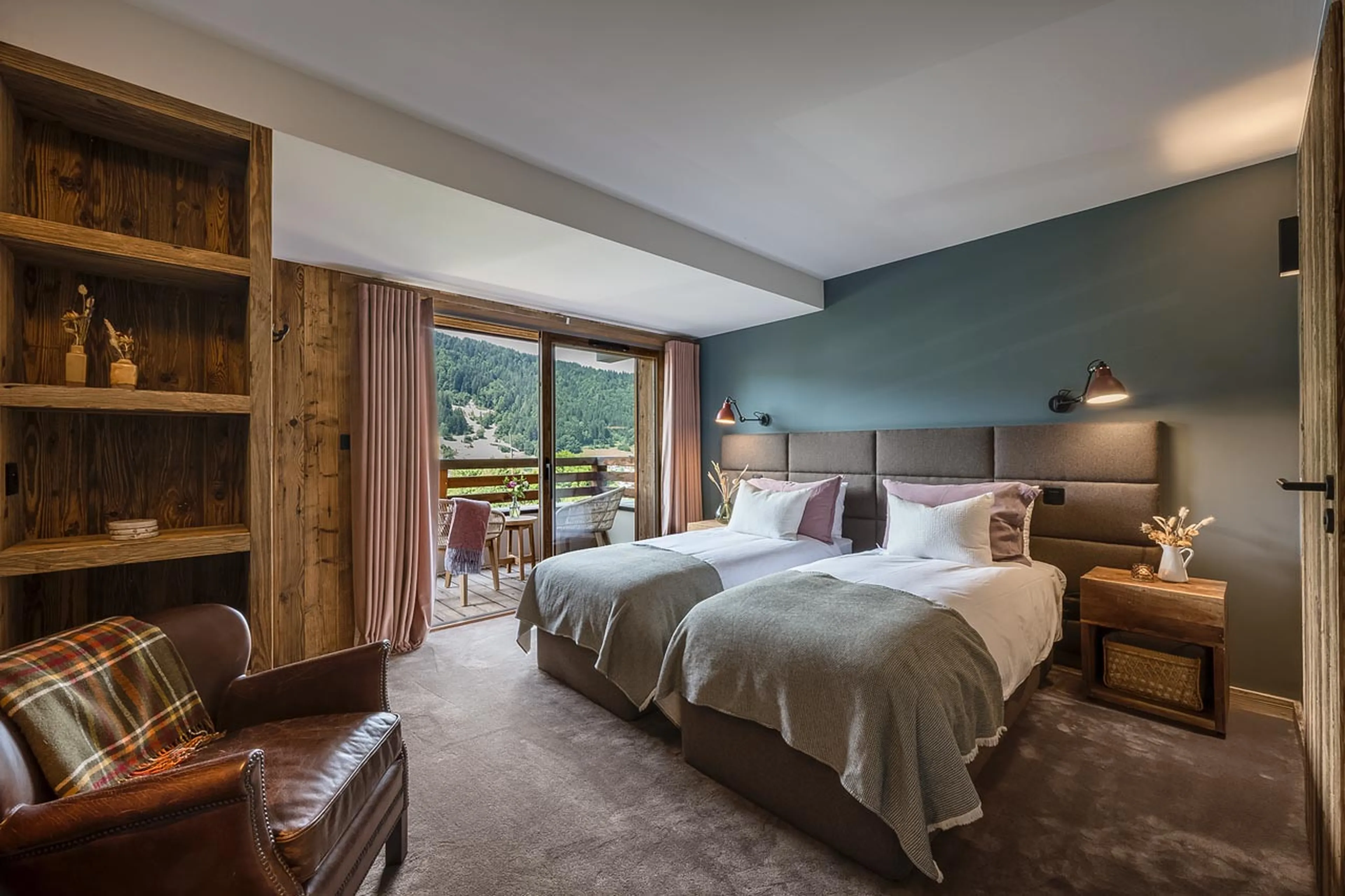 Bedroom 1 at Chalet Genevieve in Morzine