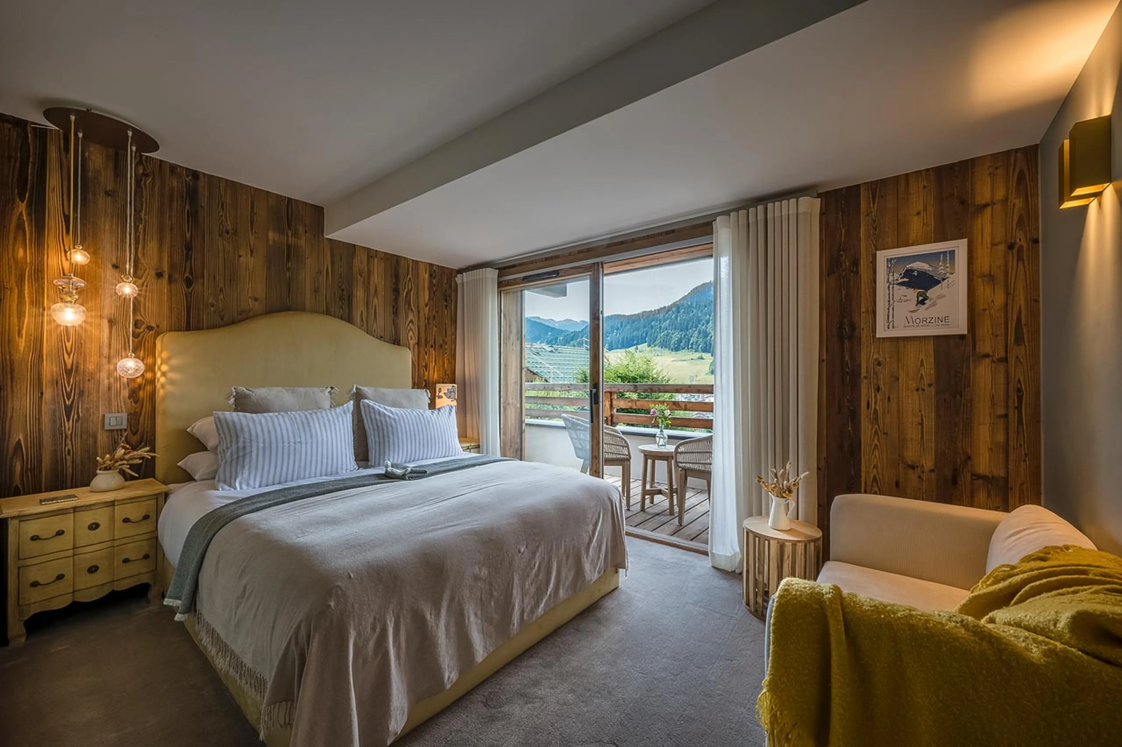 Bedroom 2 at Chalet Genevieve in Morzine