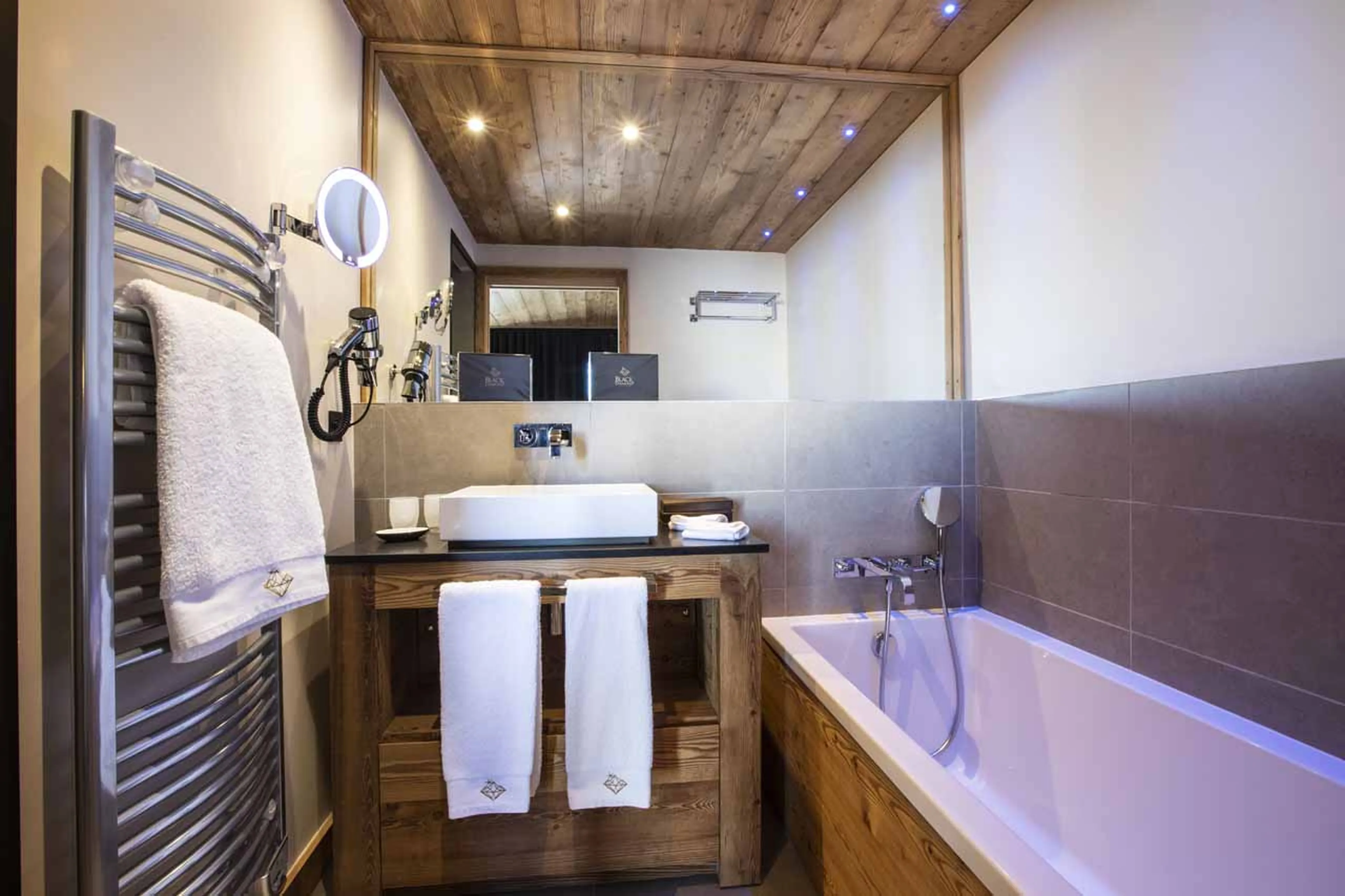 Bathroom three at Chalet Golden Jubilee in Val Thorens