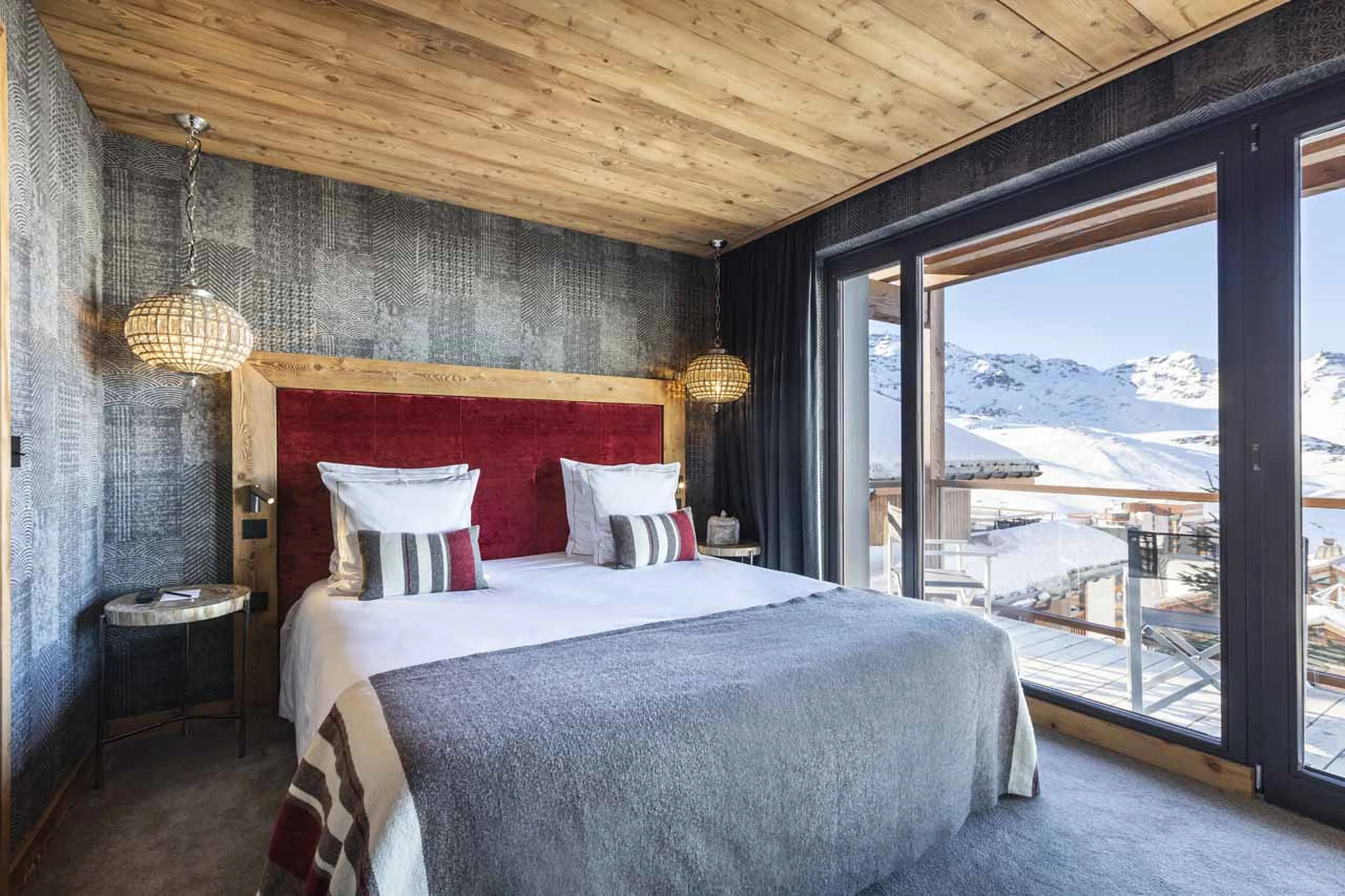 Bedroom three at Chalet Golden Jubilee in Val Thorens