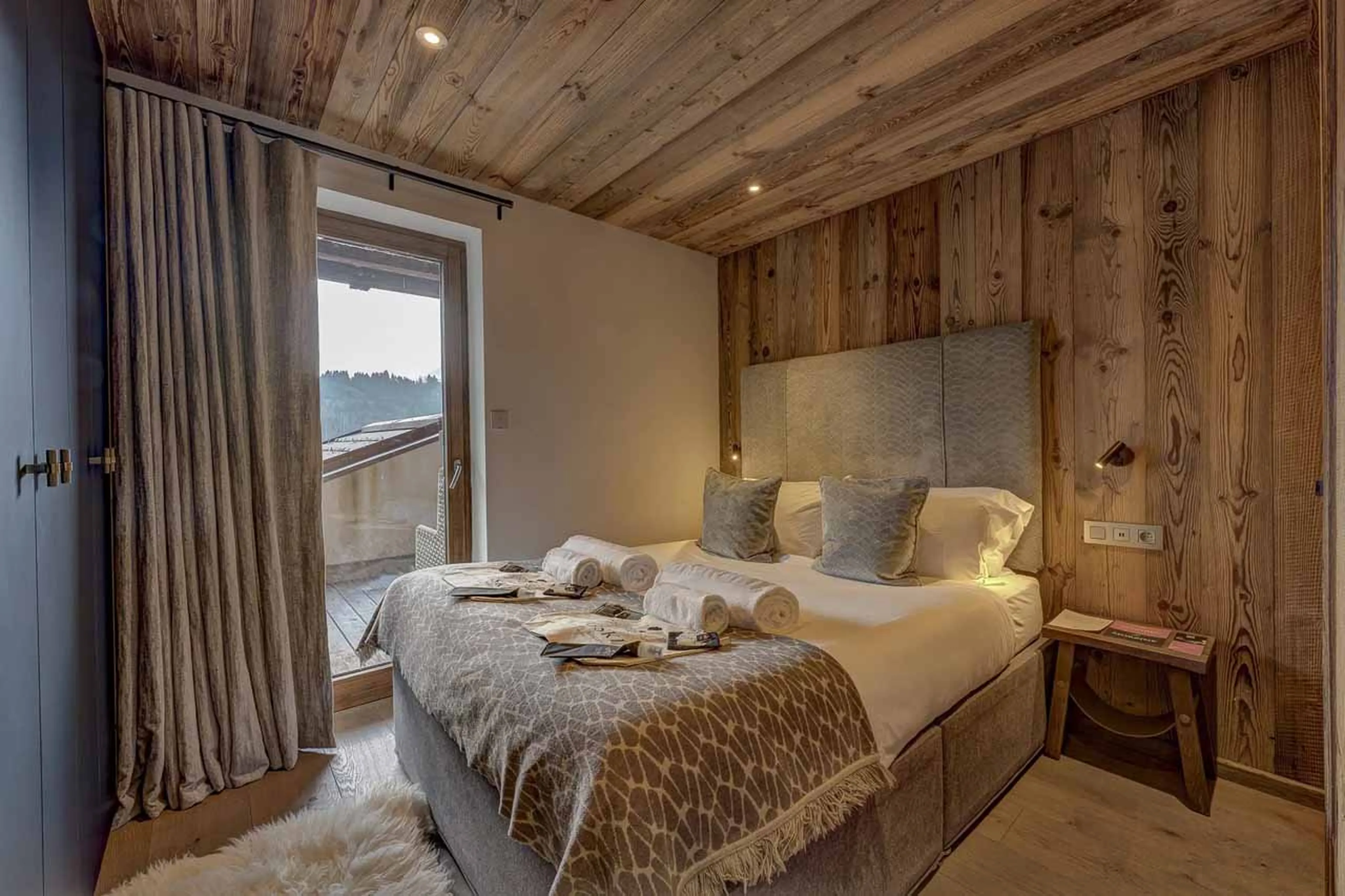 Bedroom two at Chalet Goldilocks in Morzine