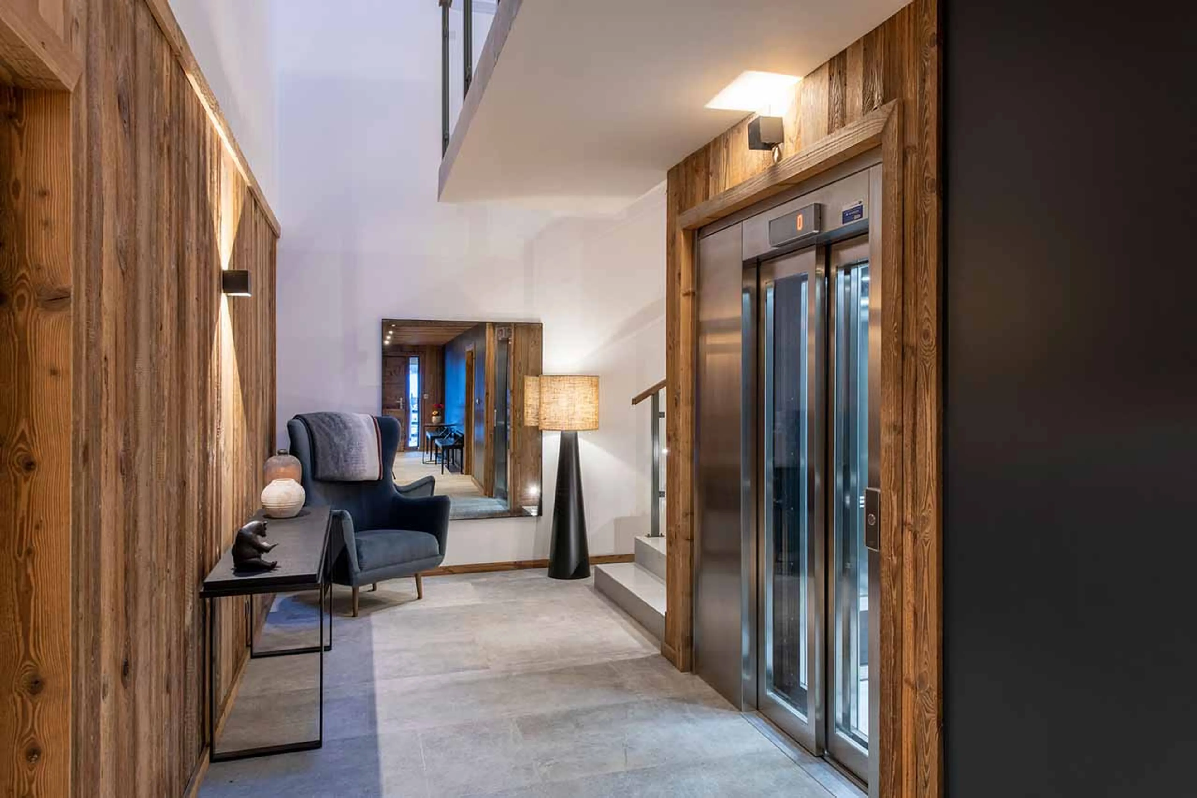 Elevator at Chalet Goldilocks in Morzine