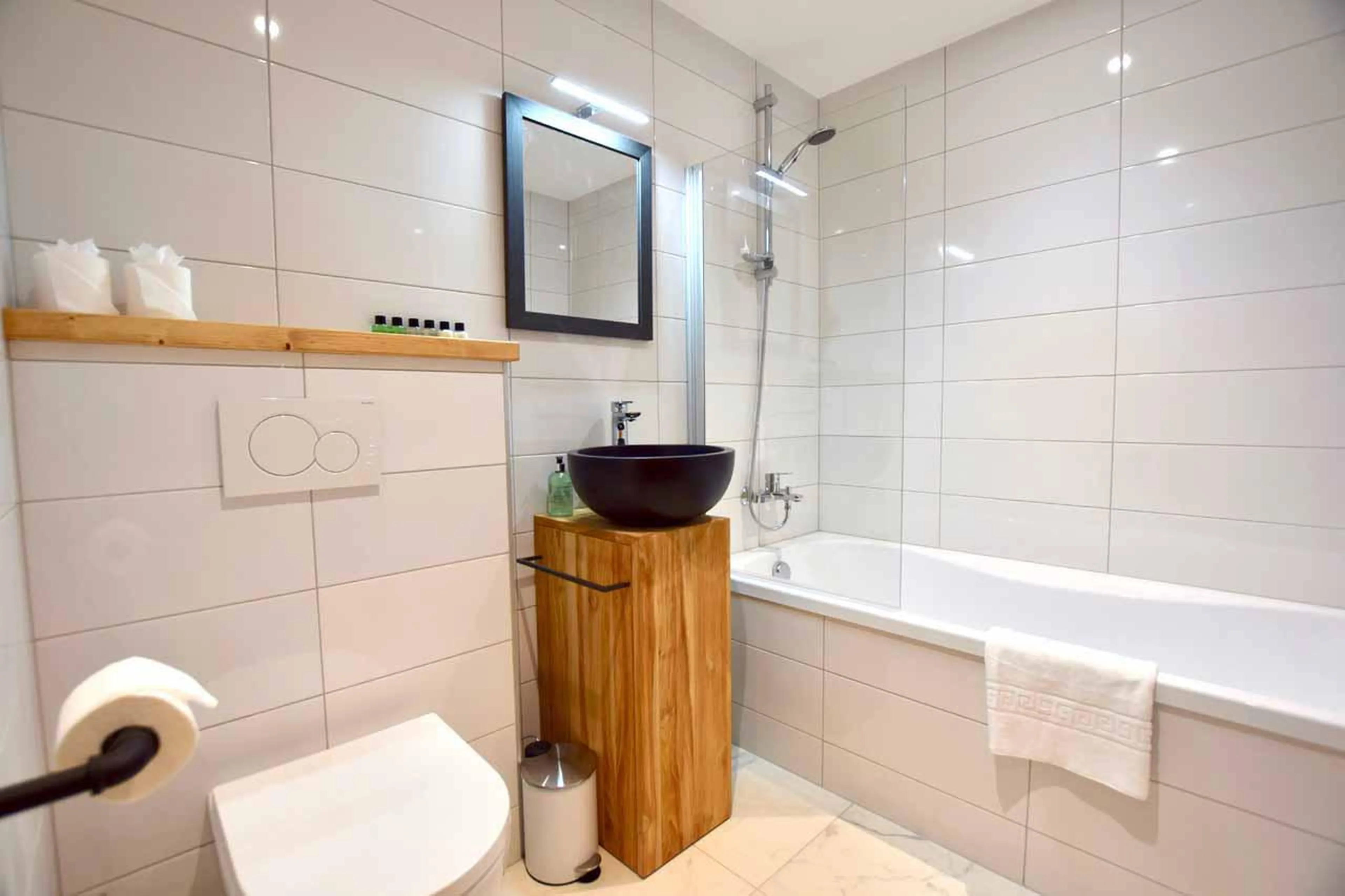 Bathroom one at Chalet Gouter in Morzine