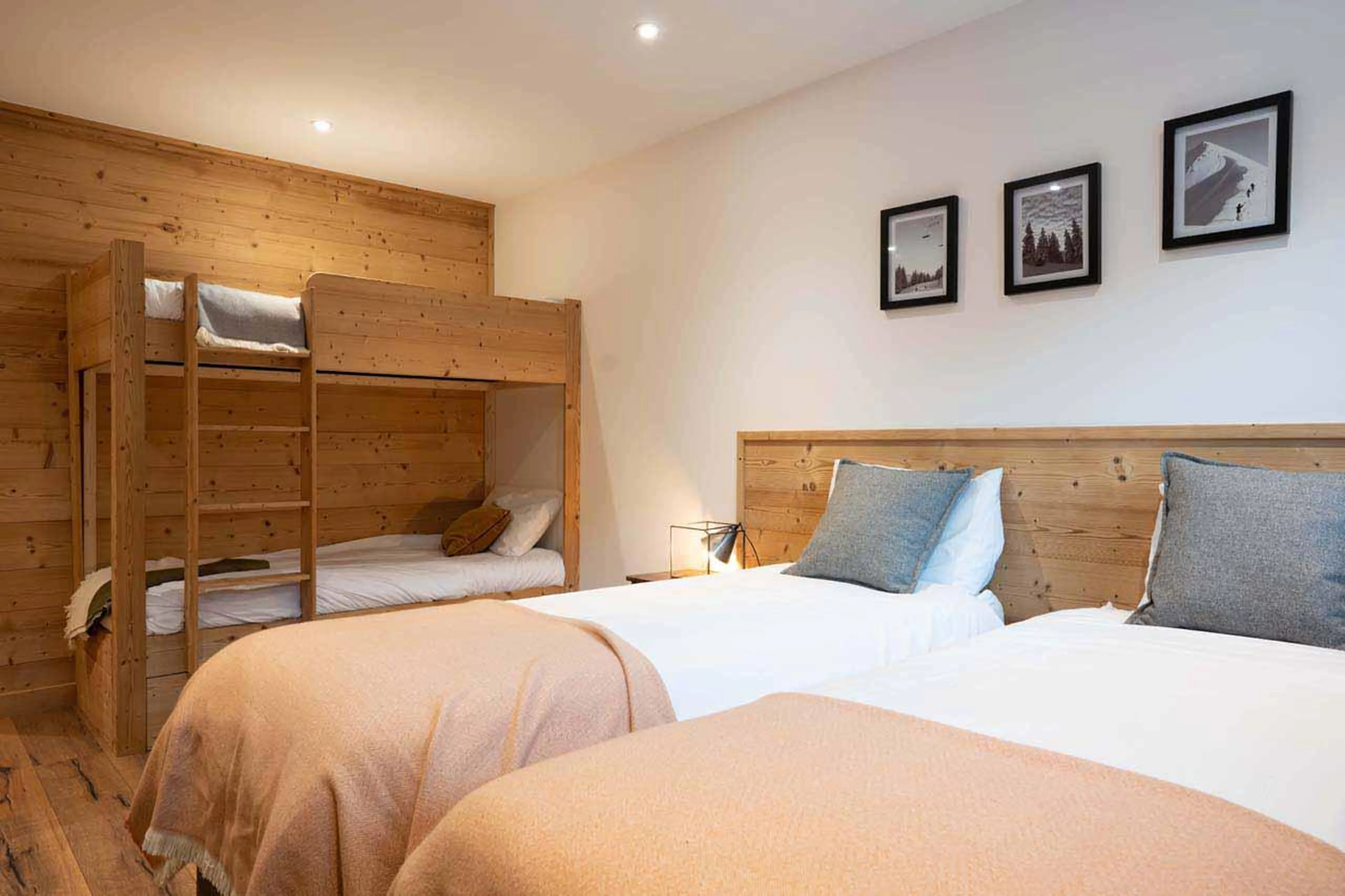 Bunk beds at Chalet Gouter in Morzine