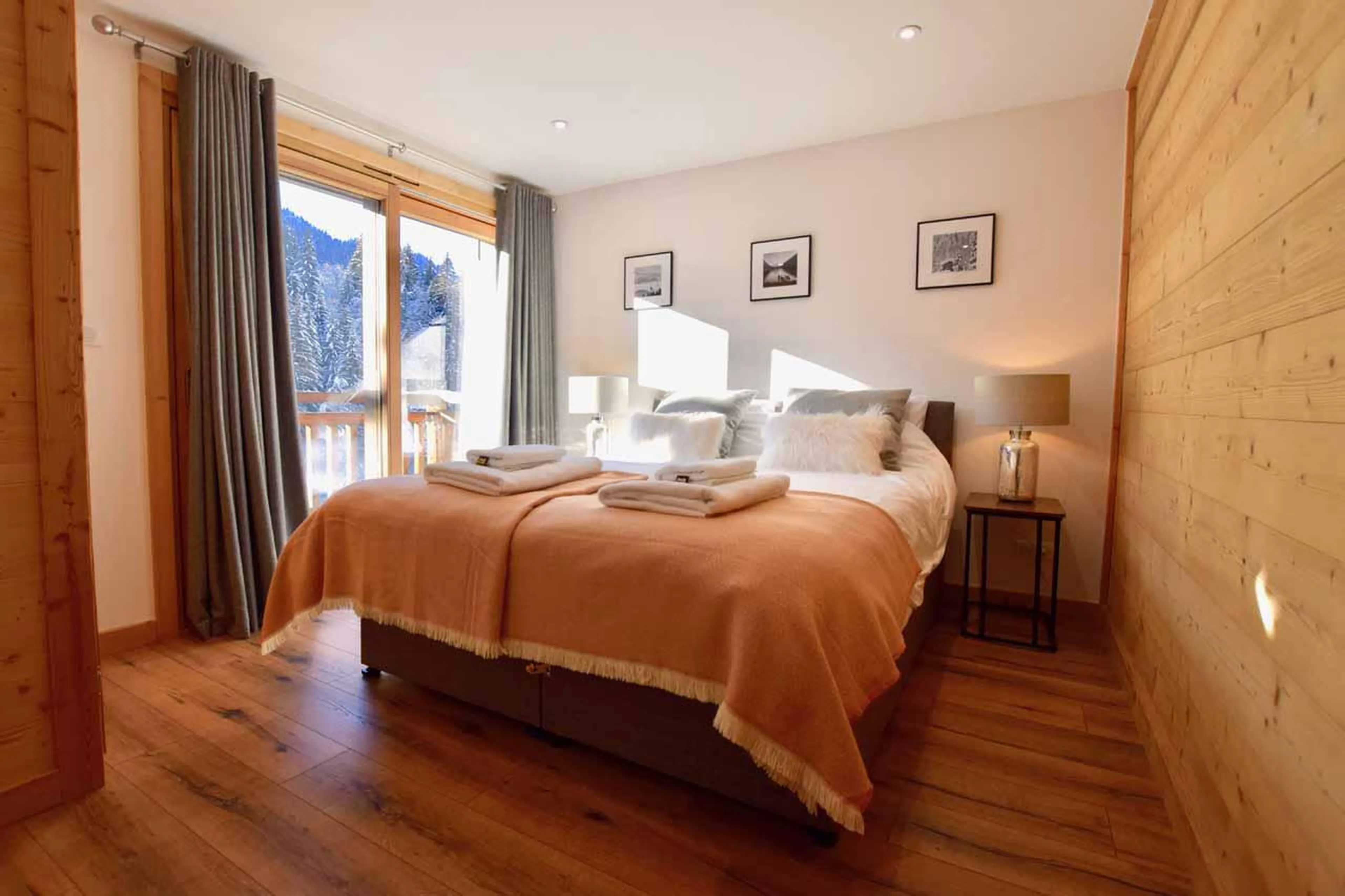 Bedroom three at Chalet Gouter in Morzine