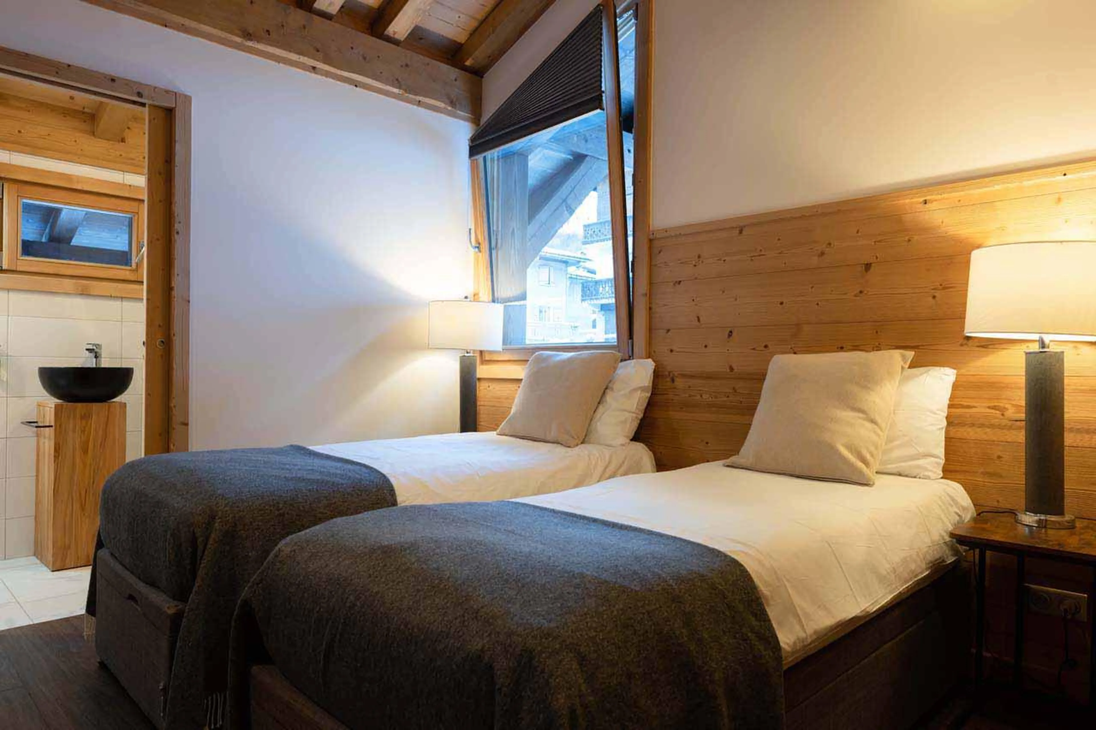 Bedroom six at Chalet Gouter in Morzine