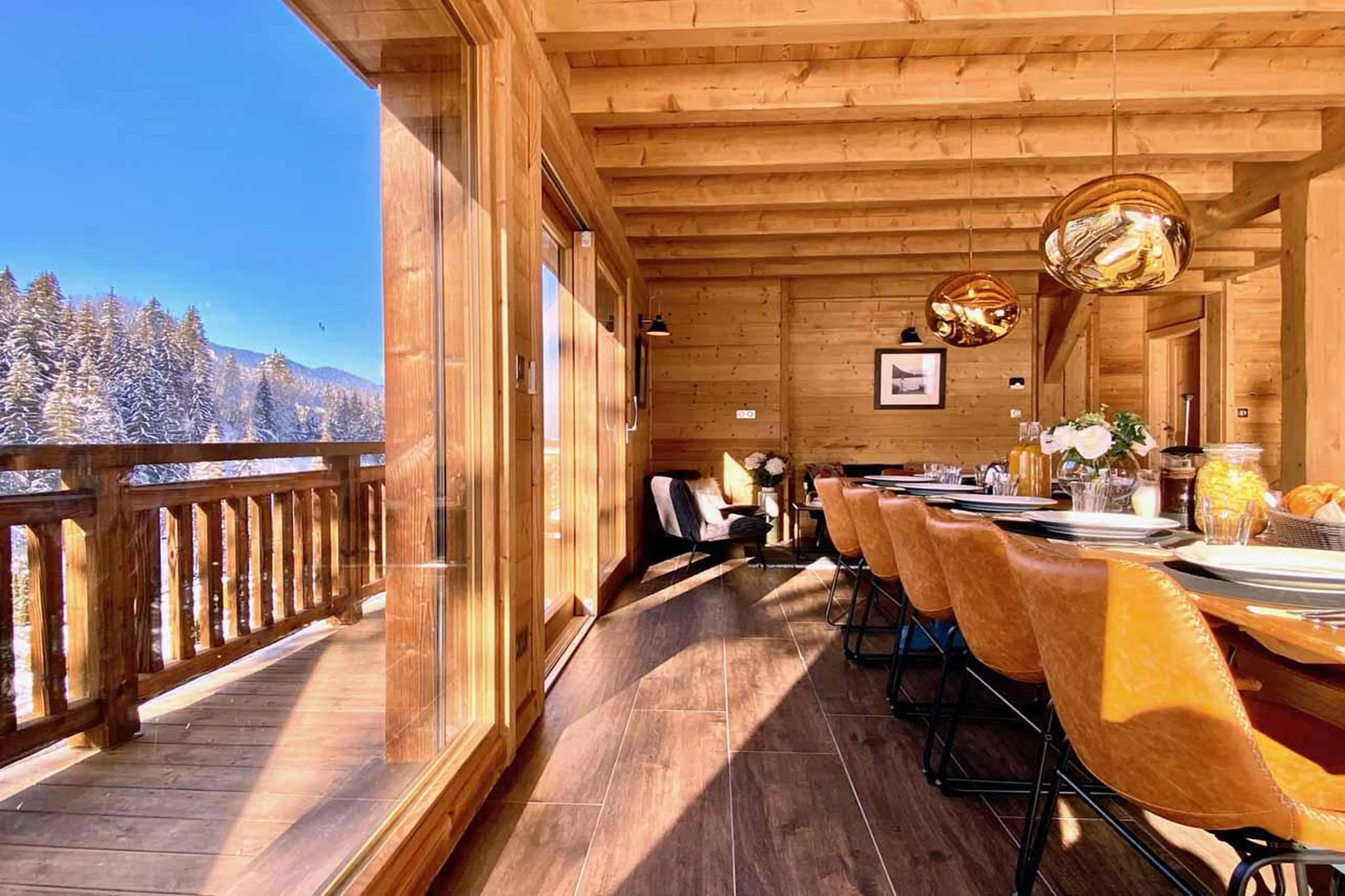 Balcony at Chalet Gouter in Morzine