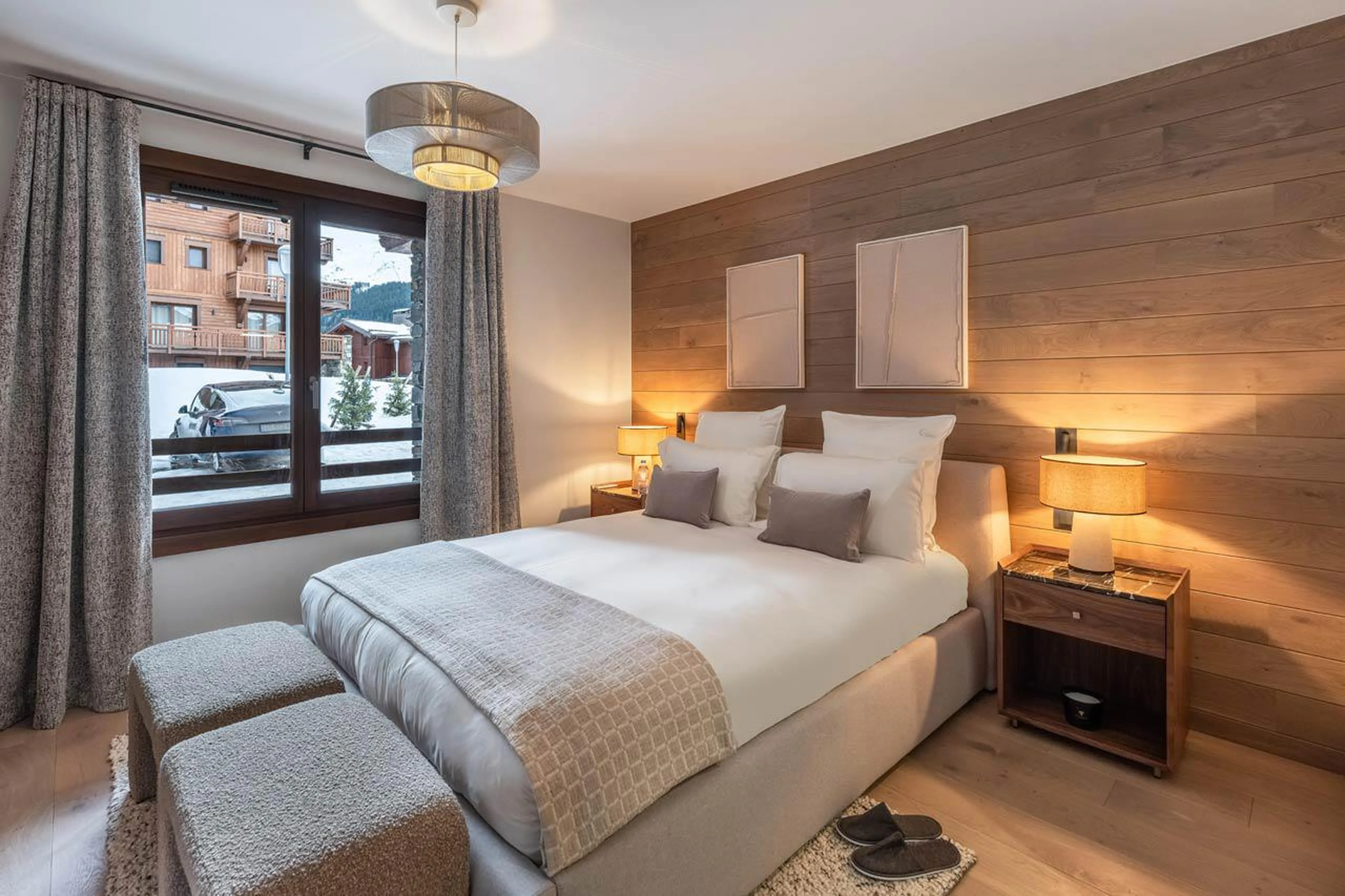 Double bedroom in Chalet Goyard, Courchevel 1650