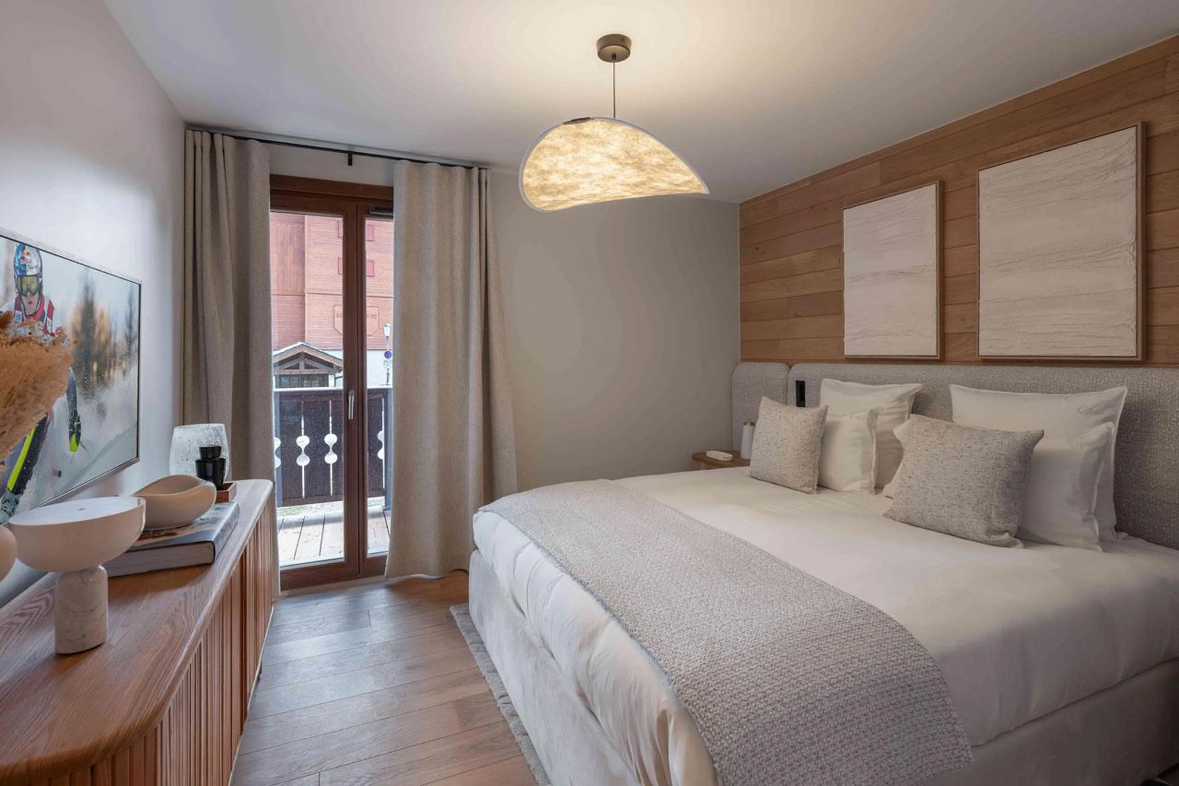 Double bedroom in Chalet Goyard, Courchevel 1650
