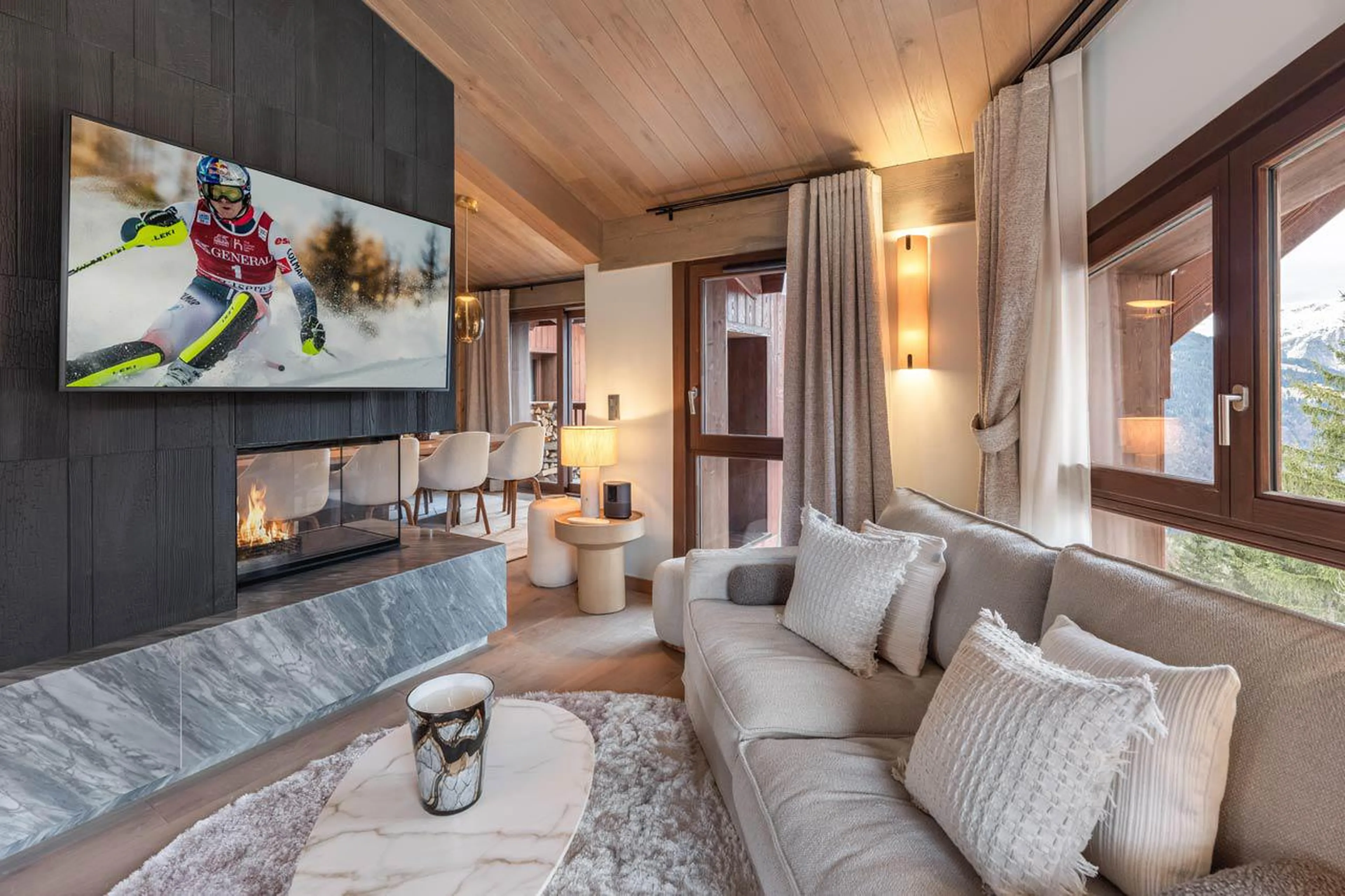 TV snug in Chalet Goyard, Courchevel 1650