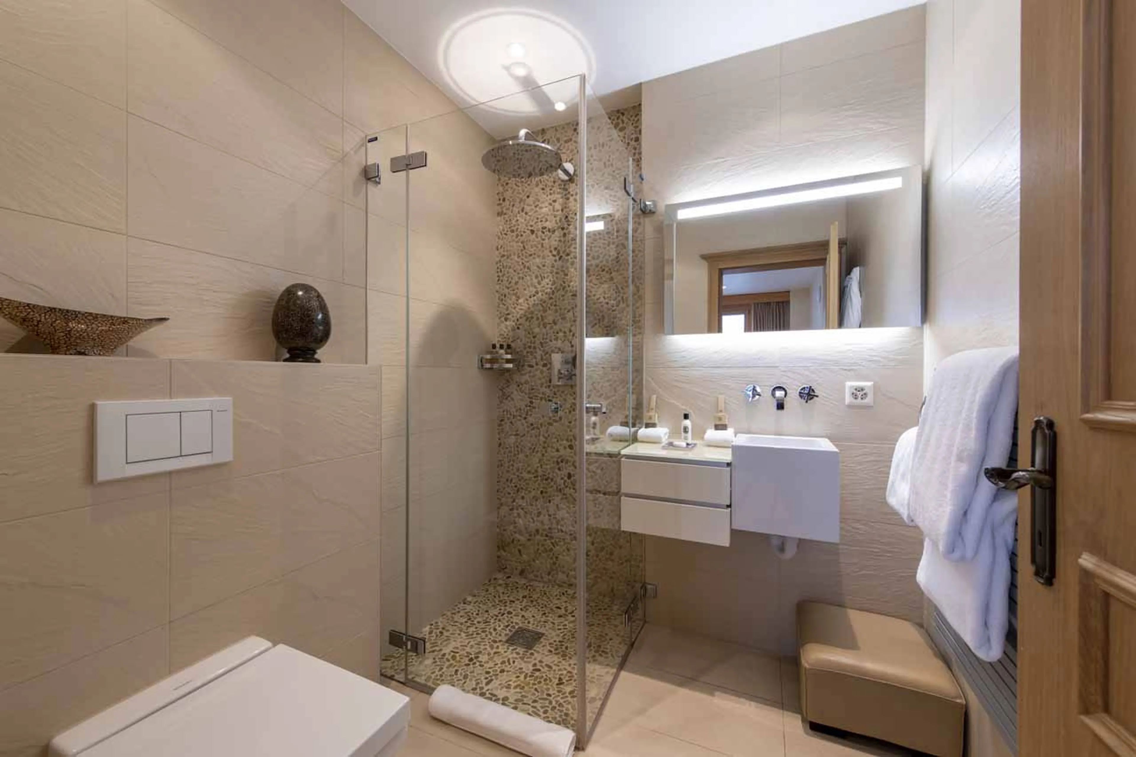 Bathroom four at Chalet Grace in Zermatt