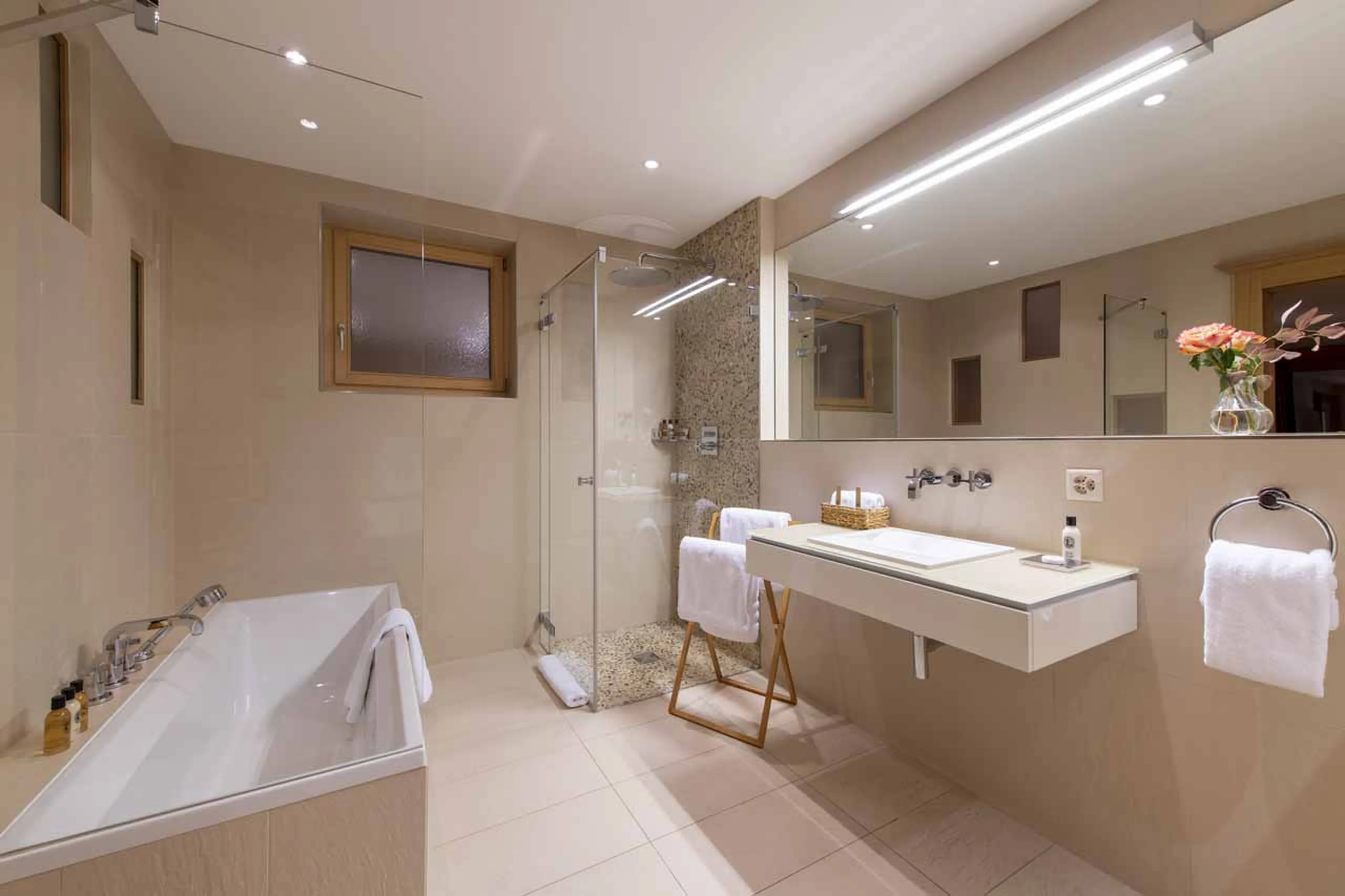 Bathroom five at Chalet Grace in Zermatt