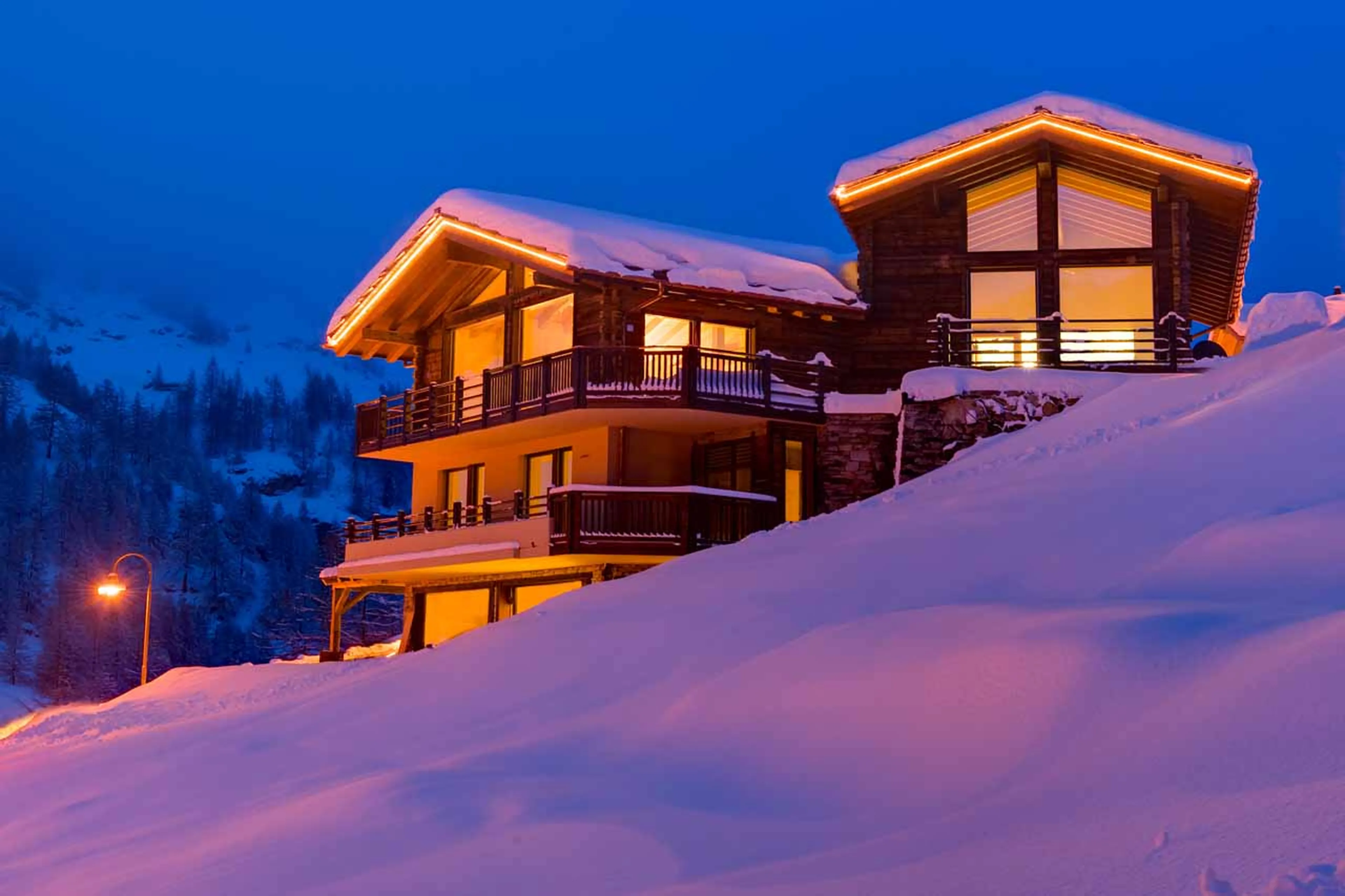 Exterior of Chalet Grace in Zermatt