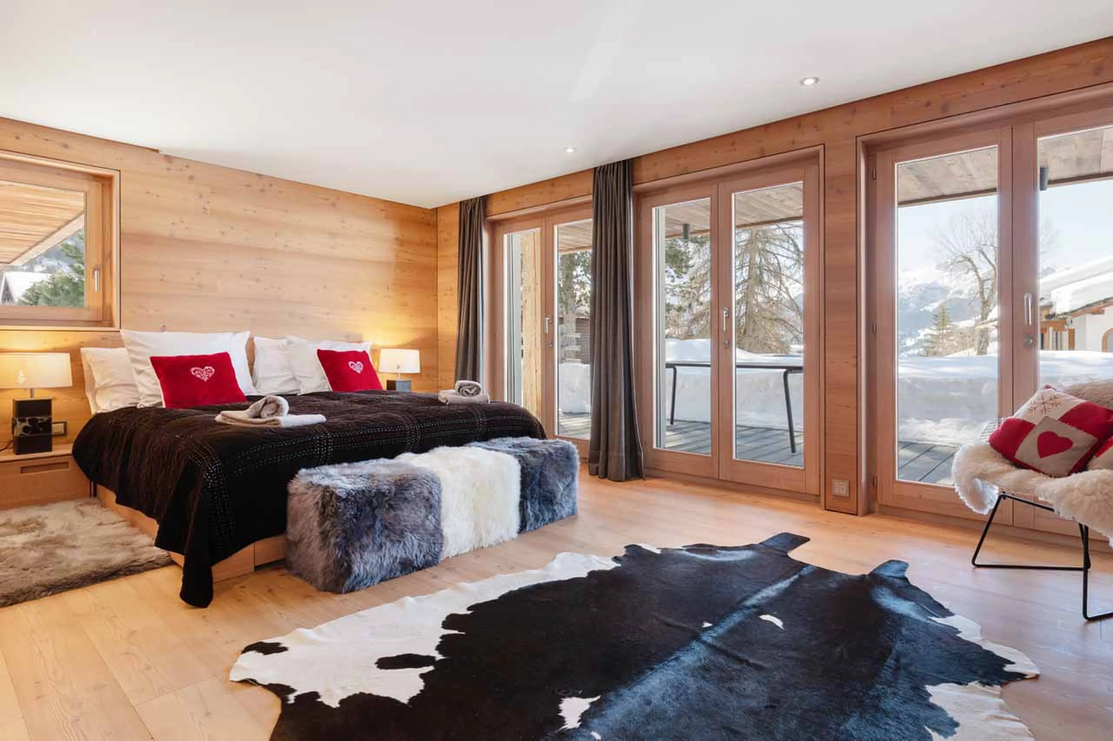 Bedroom 1 at Chalet Granval in Verbier