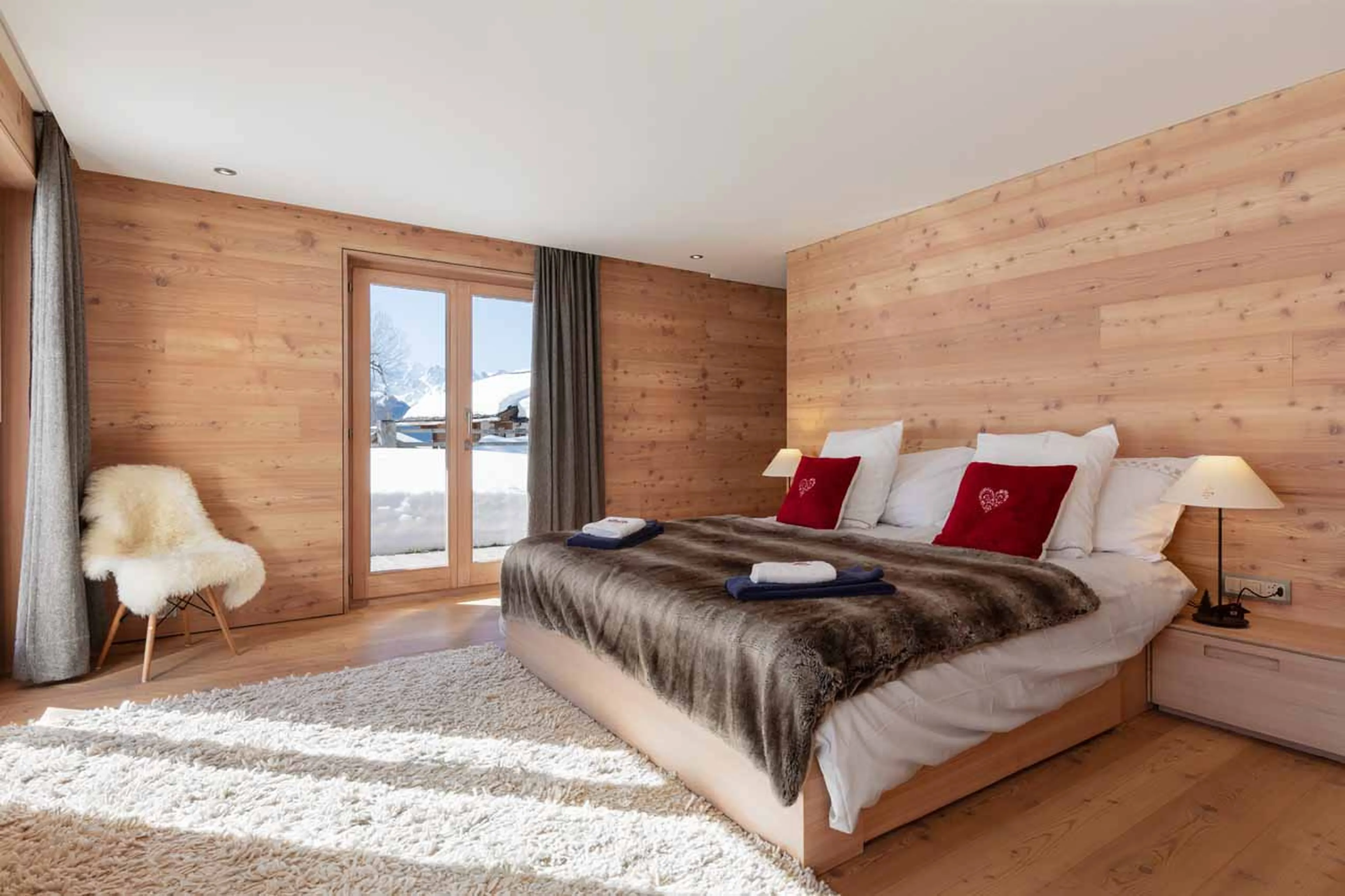 Bedroom 2 at Chalet Granval in Verbier