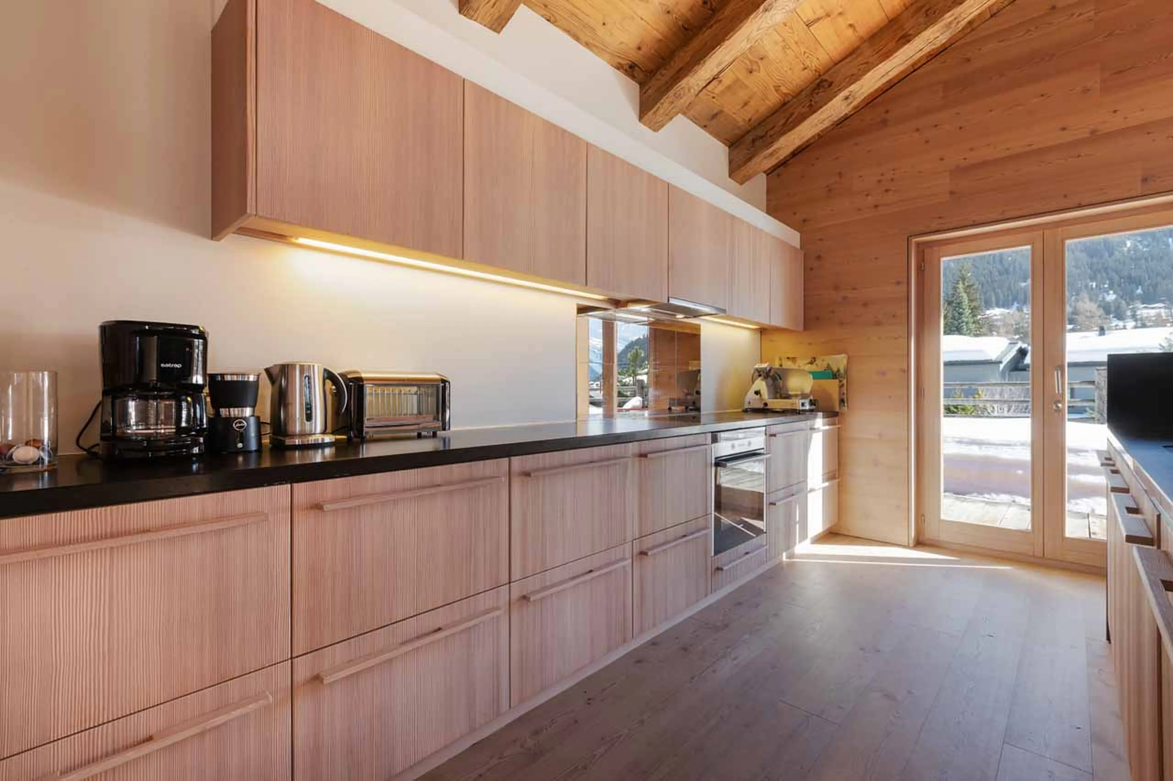 Kitchen at Chalet Granval in Verbier
