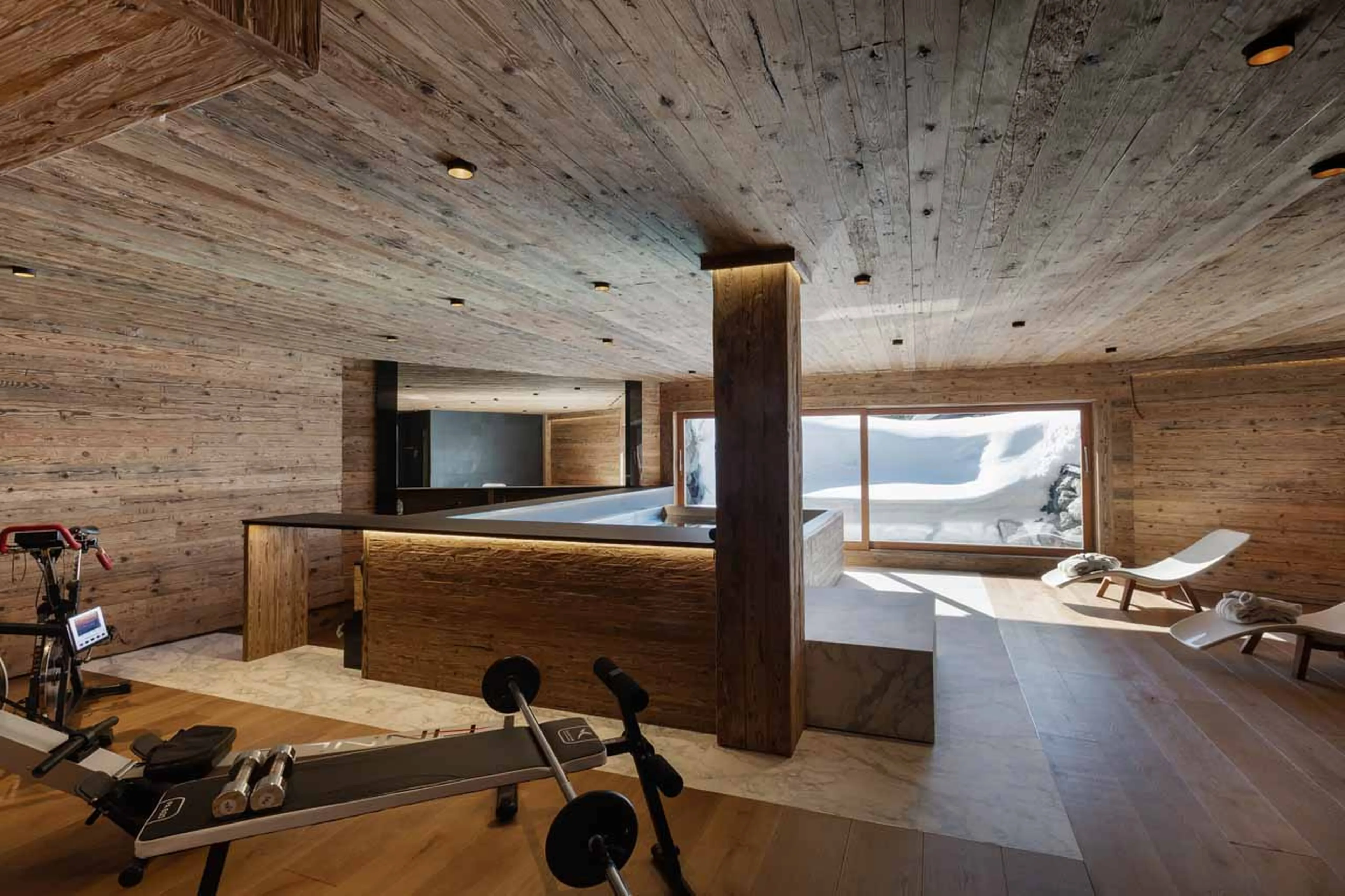 Spa overview at Chalet Granval in Verbier