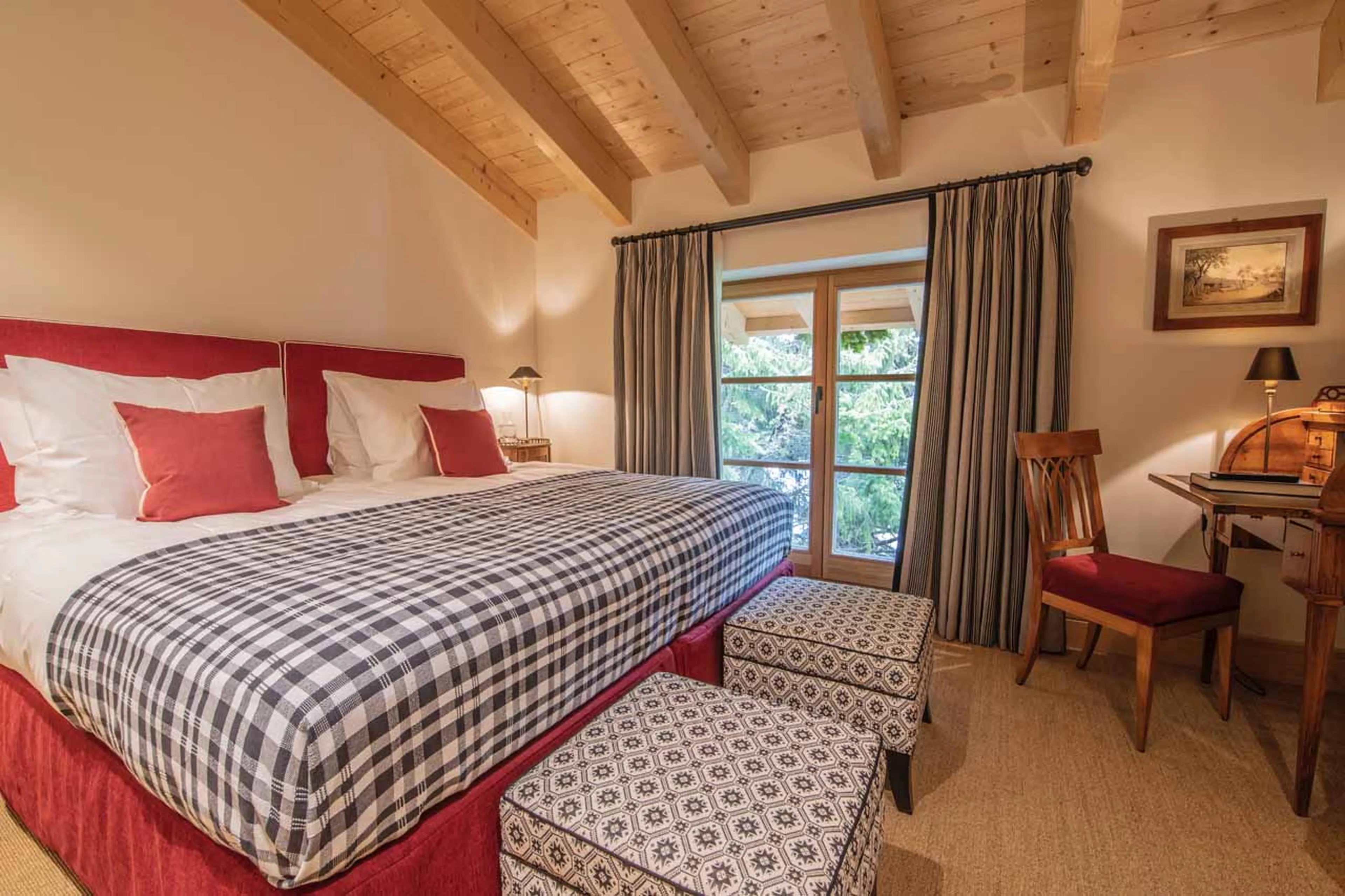 Bedroom three at Chalet Griffin in St Anton