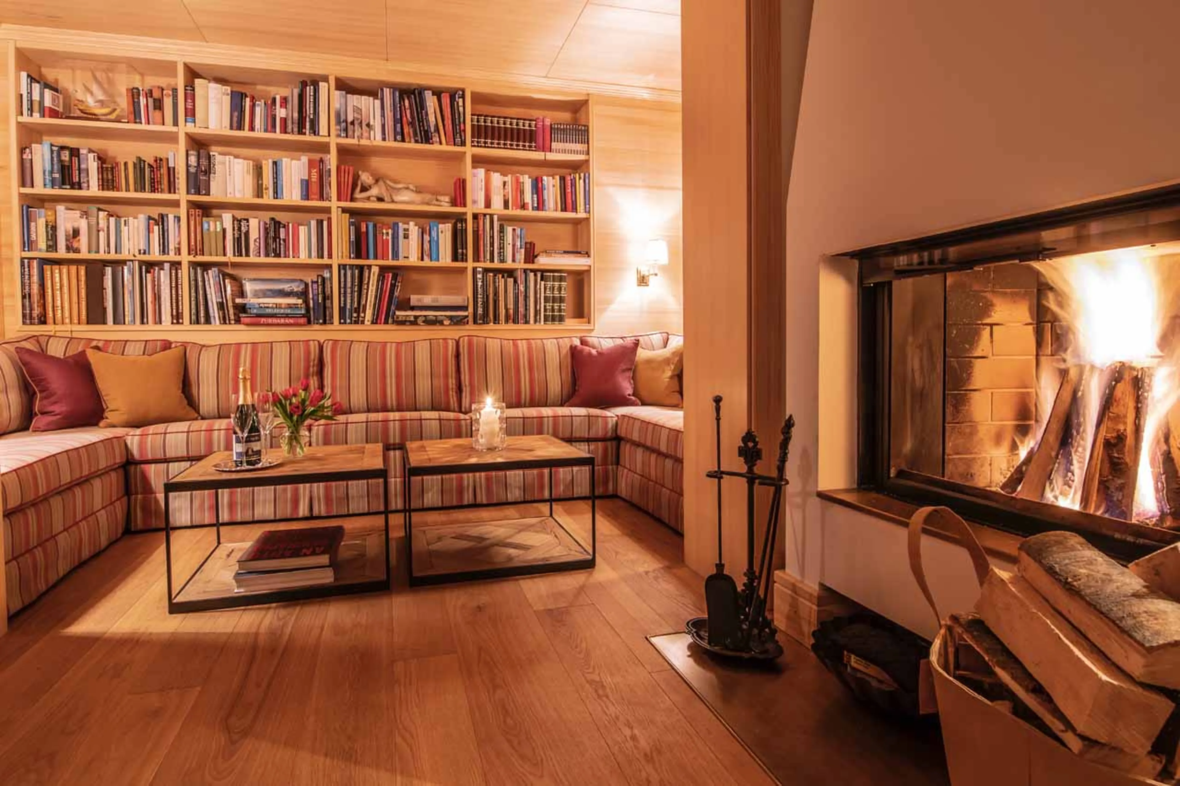 Living room at Chalet Griffin in St Anton