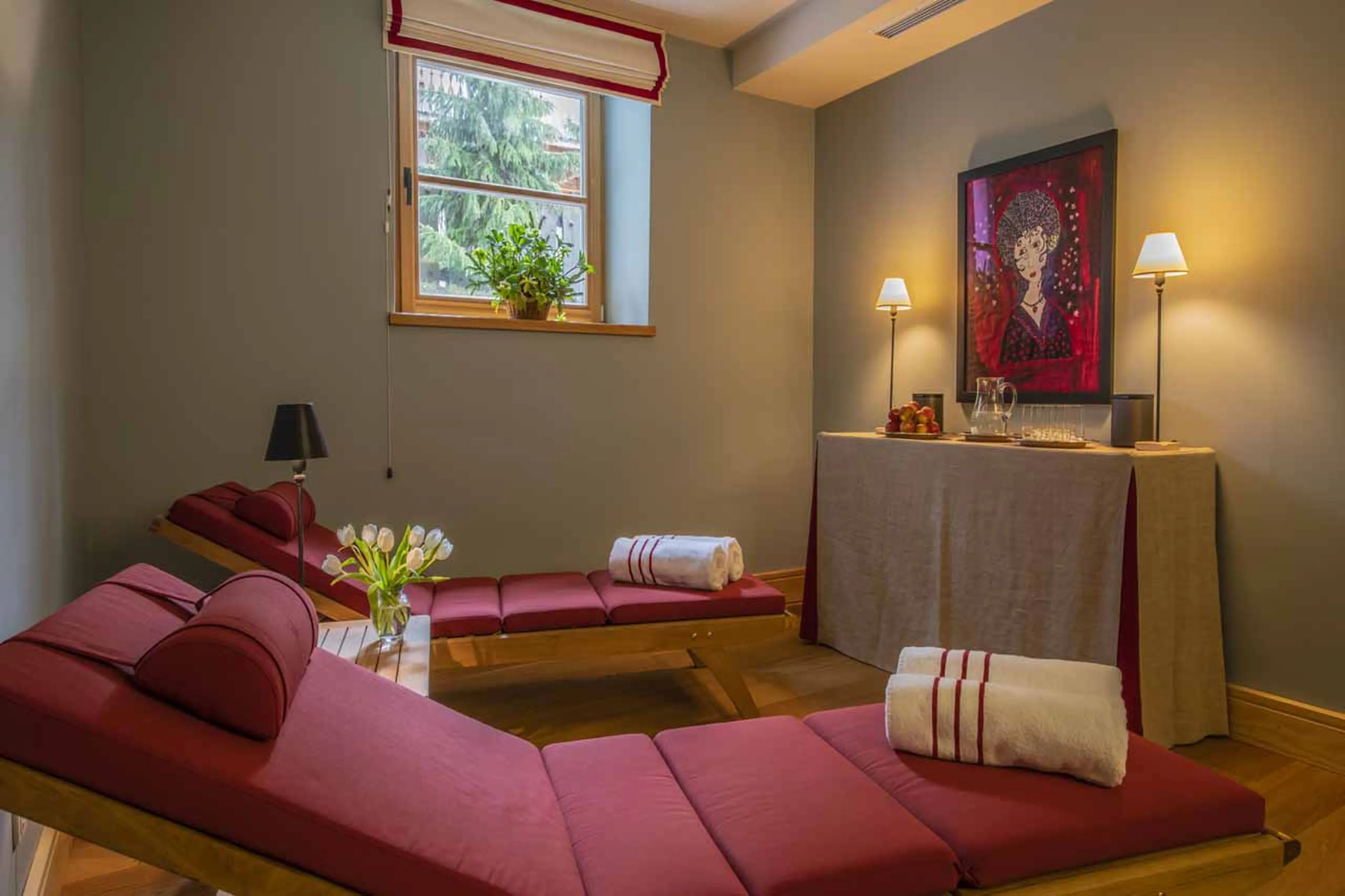 Spa area at Chalet Griffin in St Anton