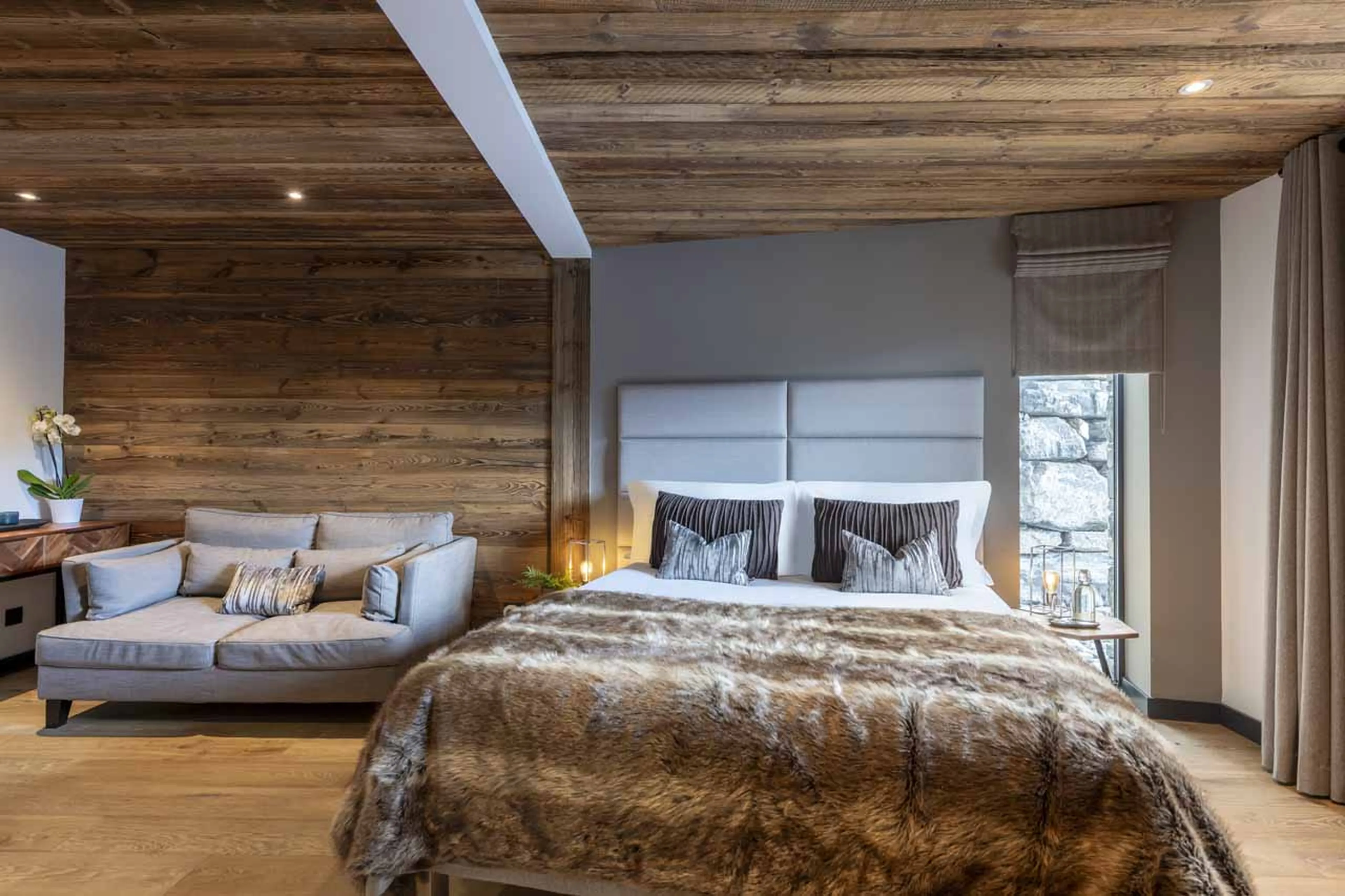 Bedroom four at Chalet Griffonner in Morzine