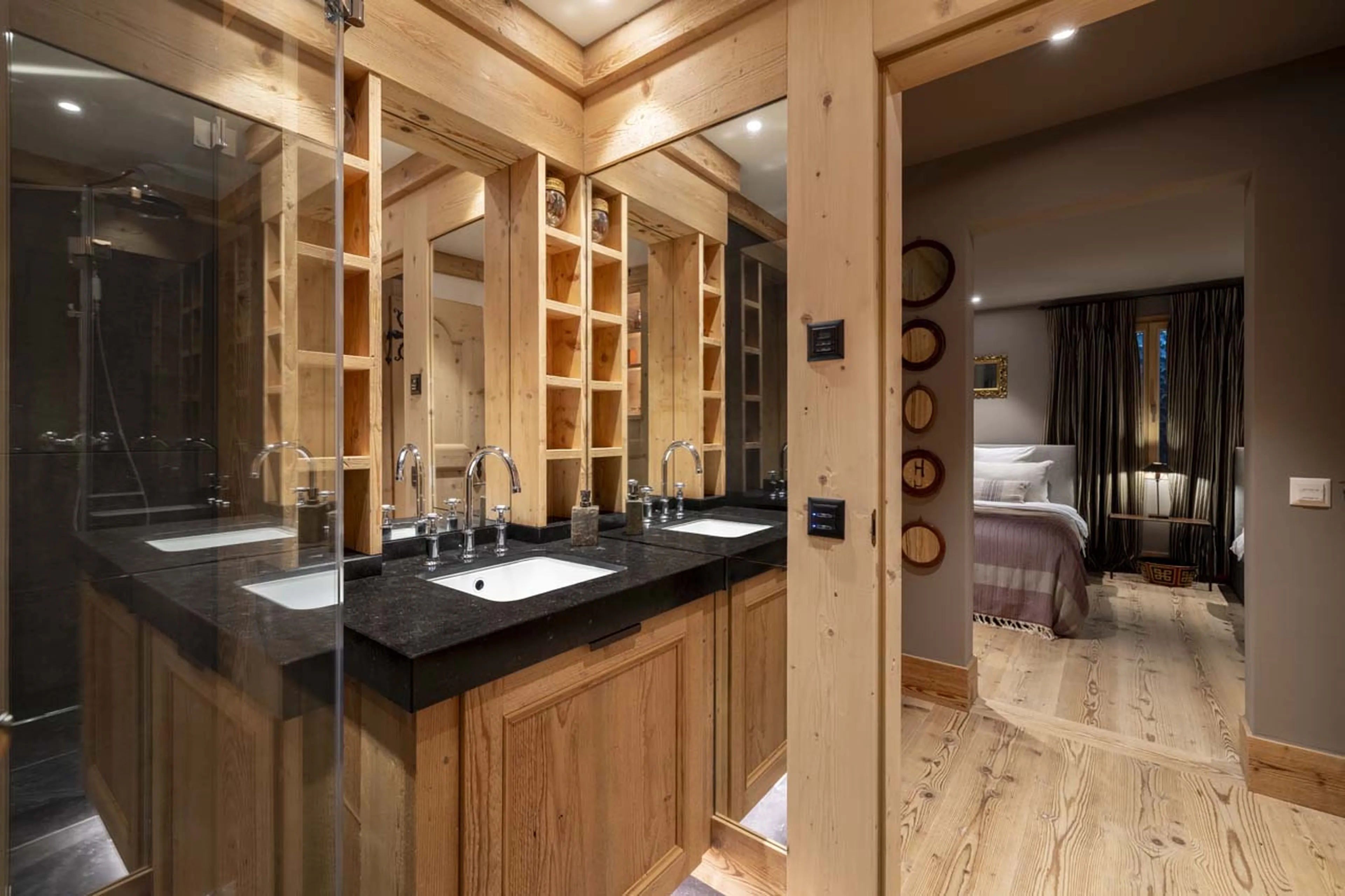 Bathroom five at Chalet Gruben in Gstaad