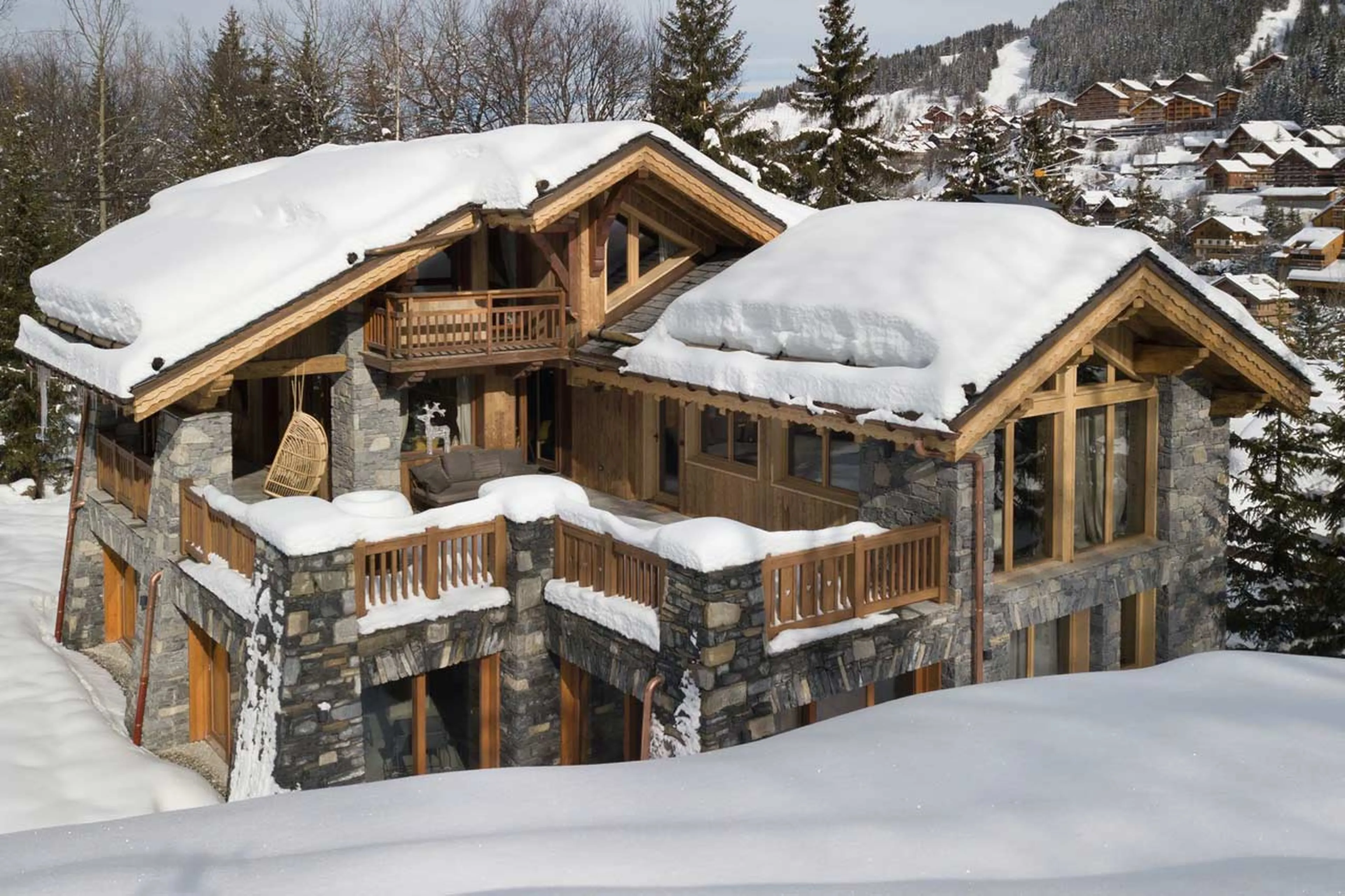 Exterior view of Chalet Haapiti in Meribel