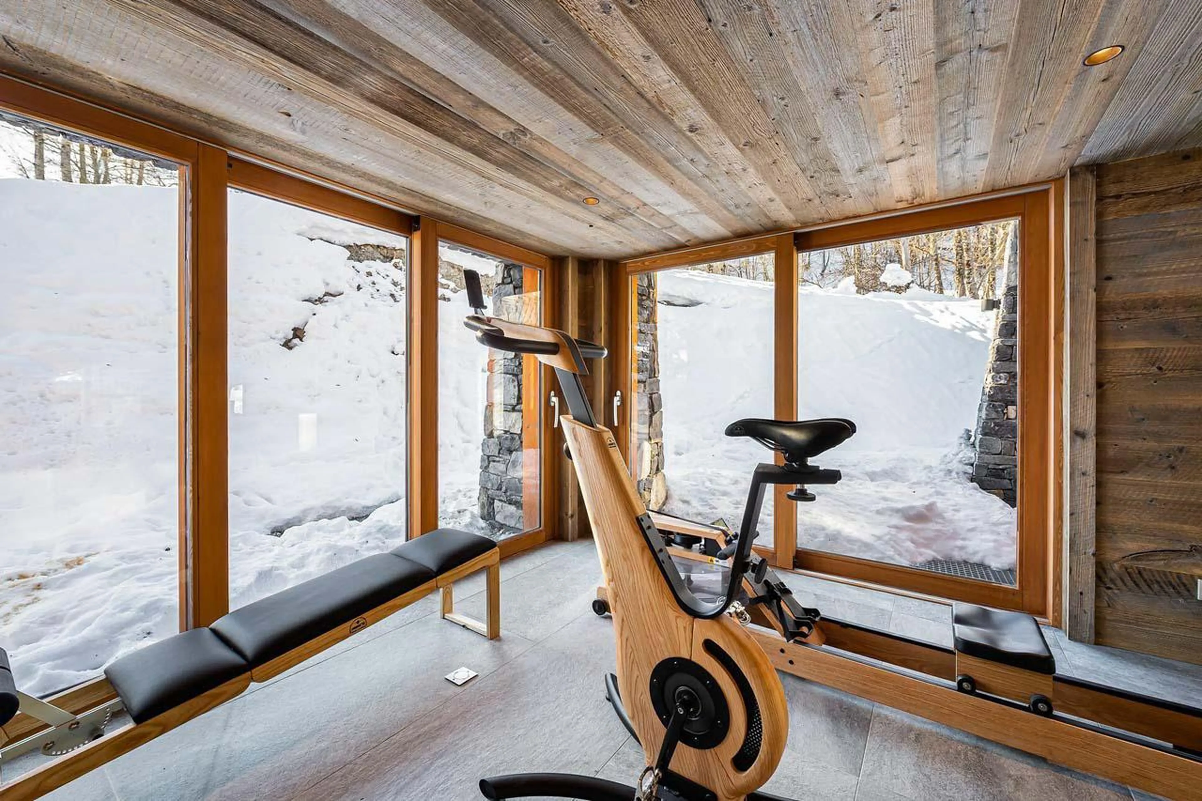 Gym at Chalet Haapiti in Meribel