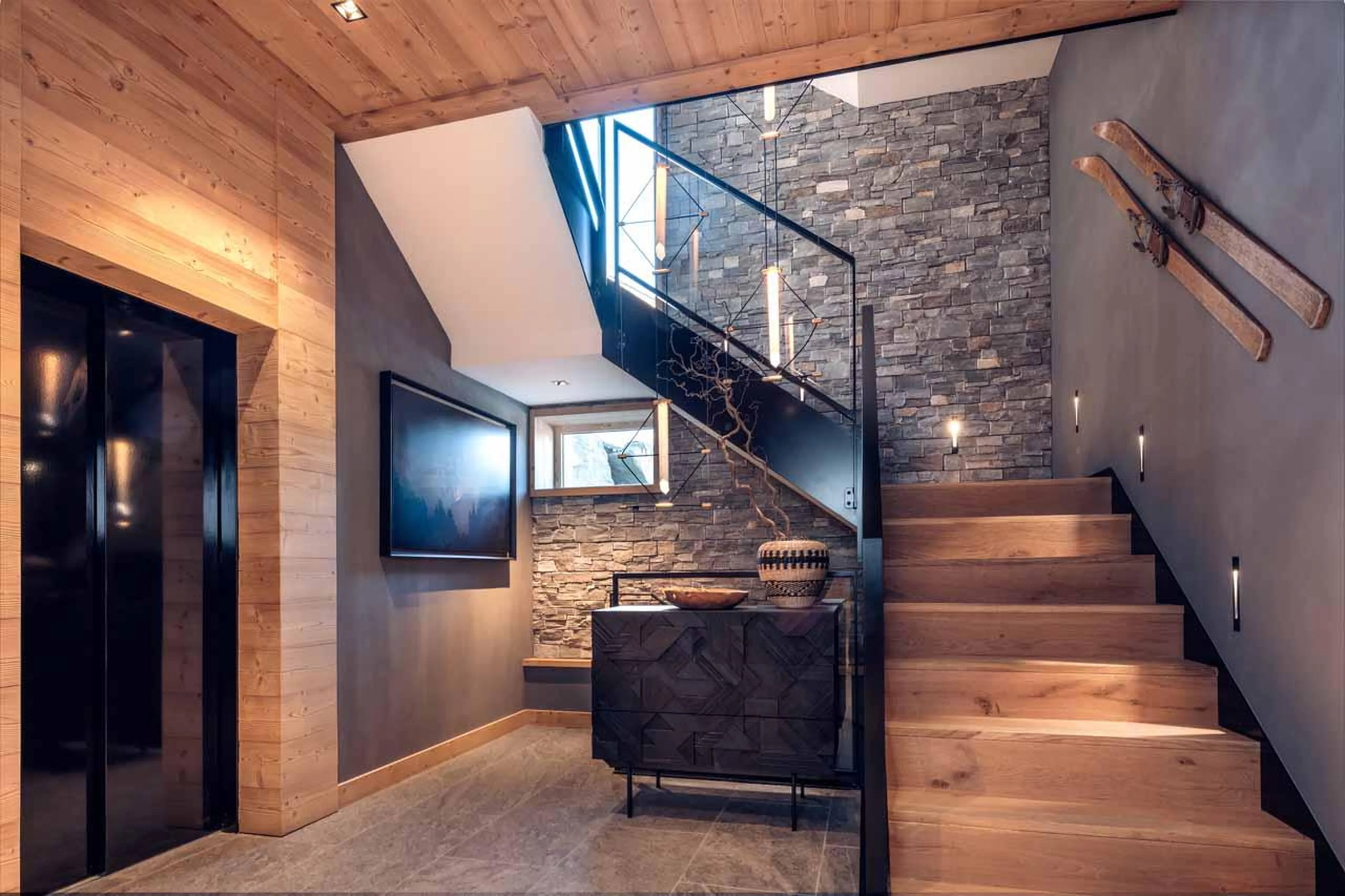 Elevator at Chalet Harmony in Meribel