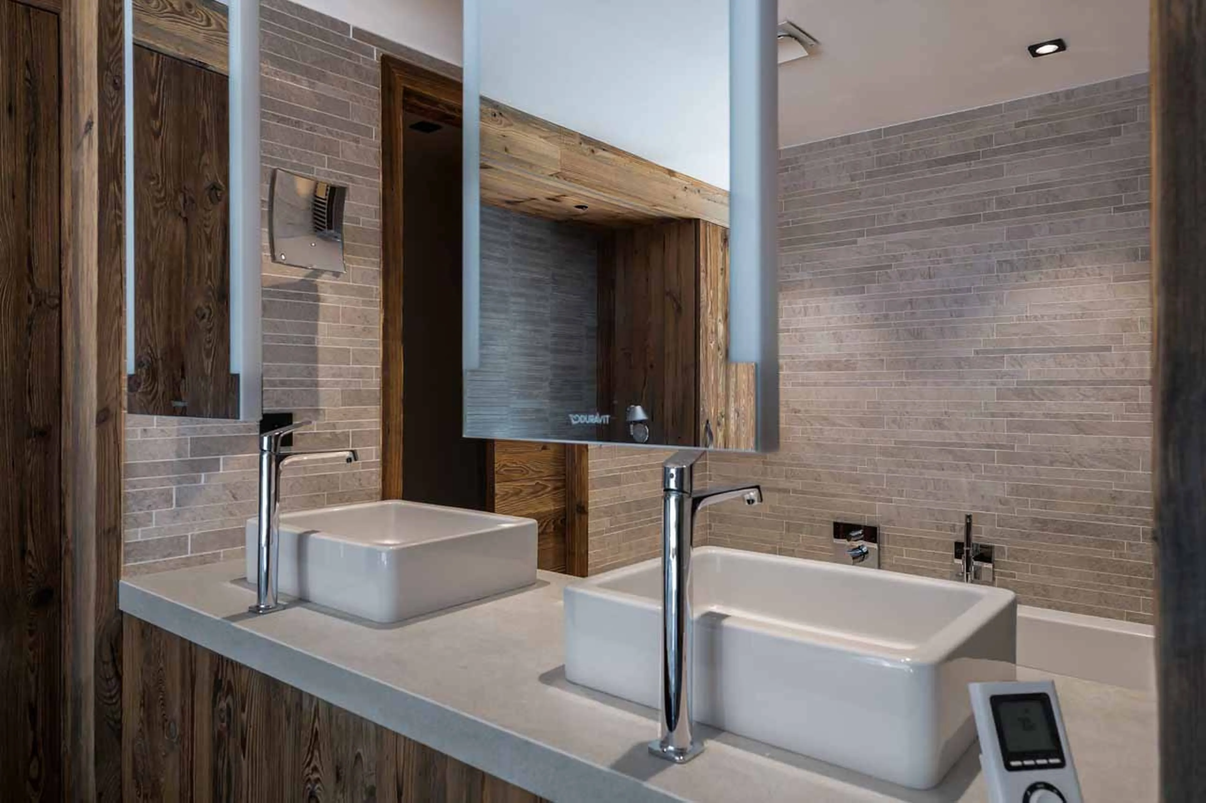 Bathroom two at Chalet Hermine Blanche in Val d'Isere