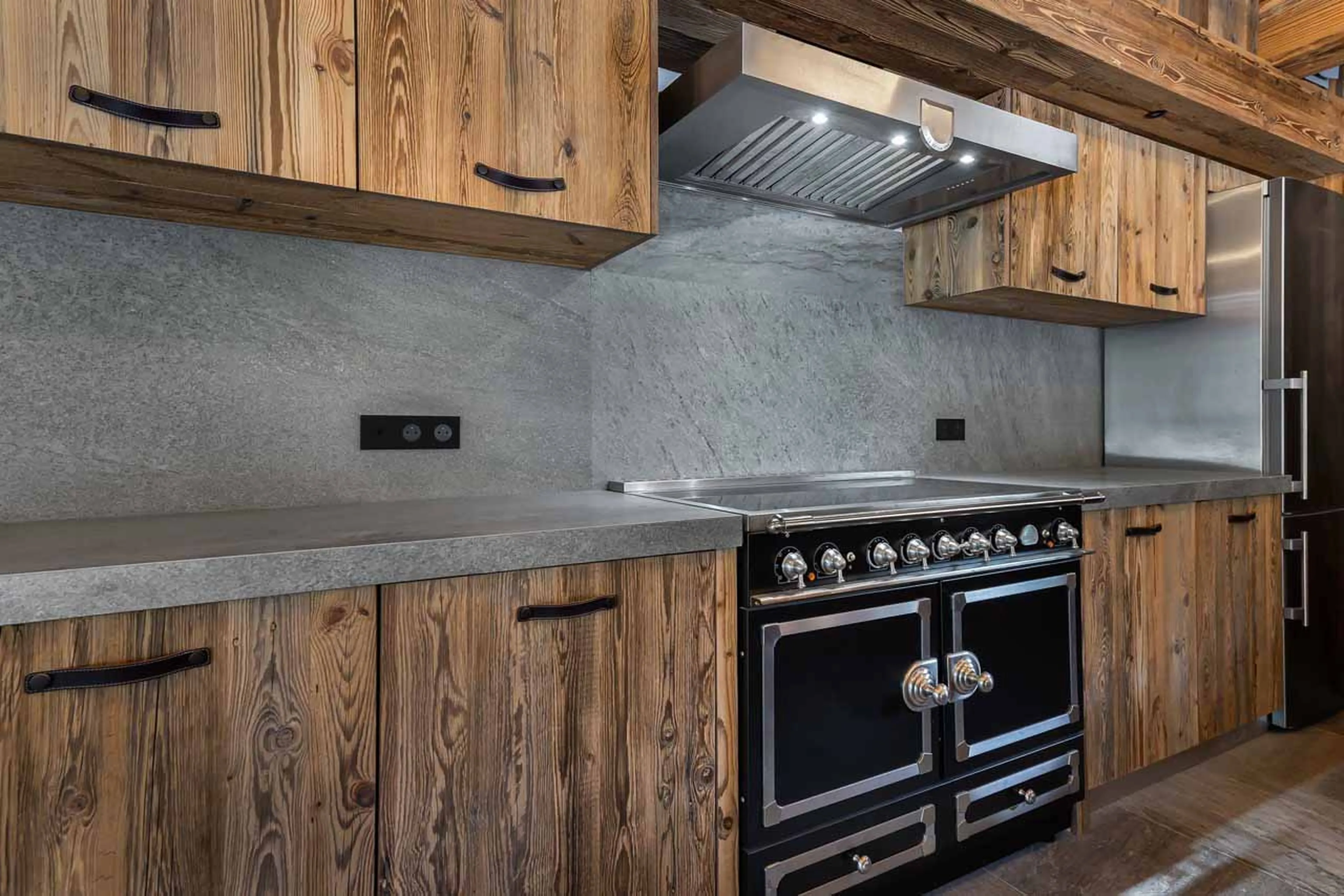 Kitchen at Chalet Hermine Blanche in Val d'Isere