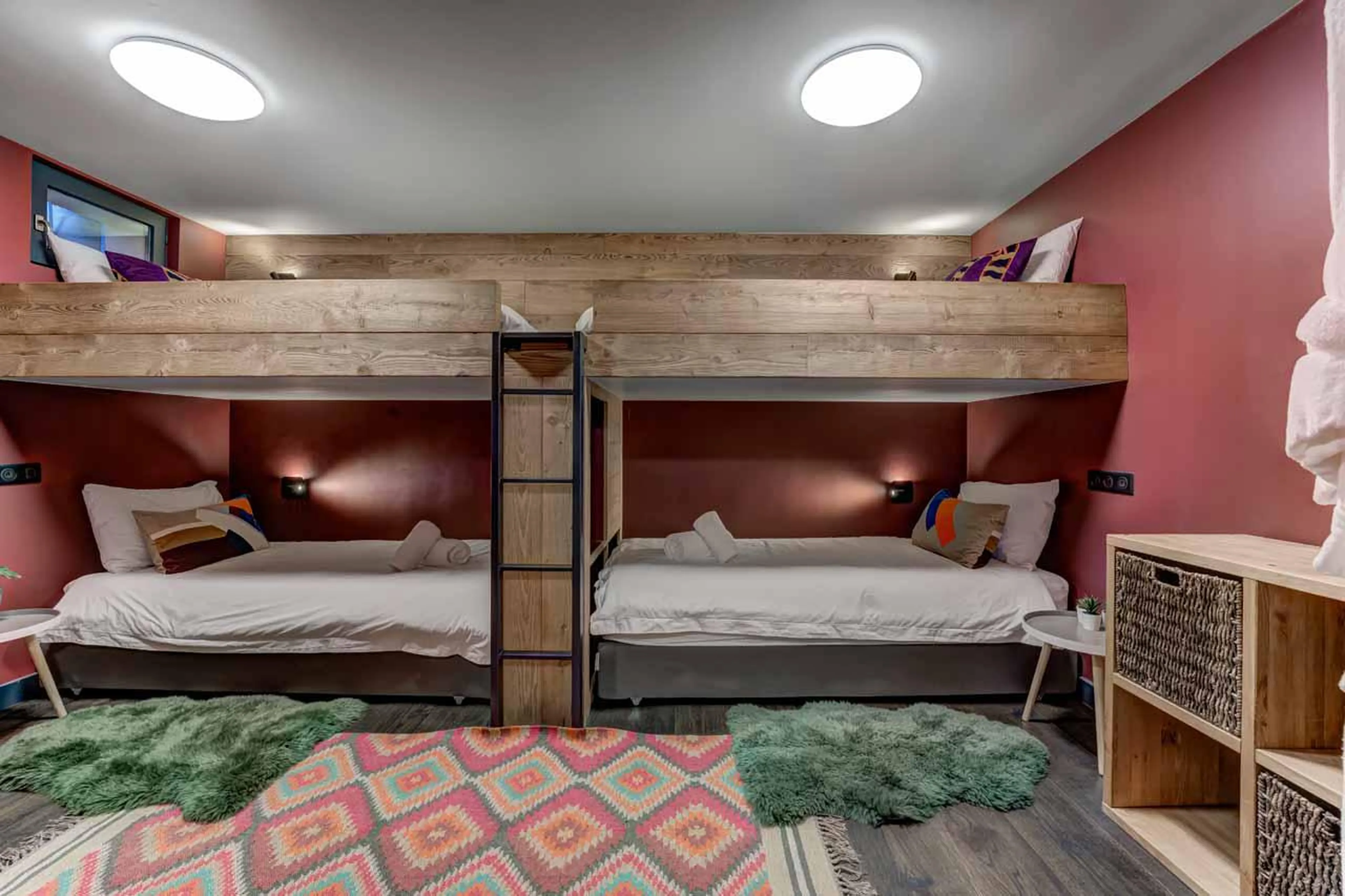 Bedroom five at Hibou in Chamonix