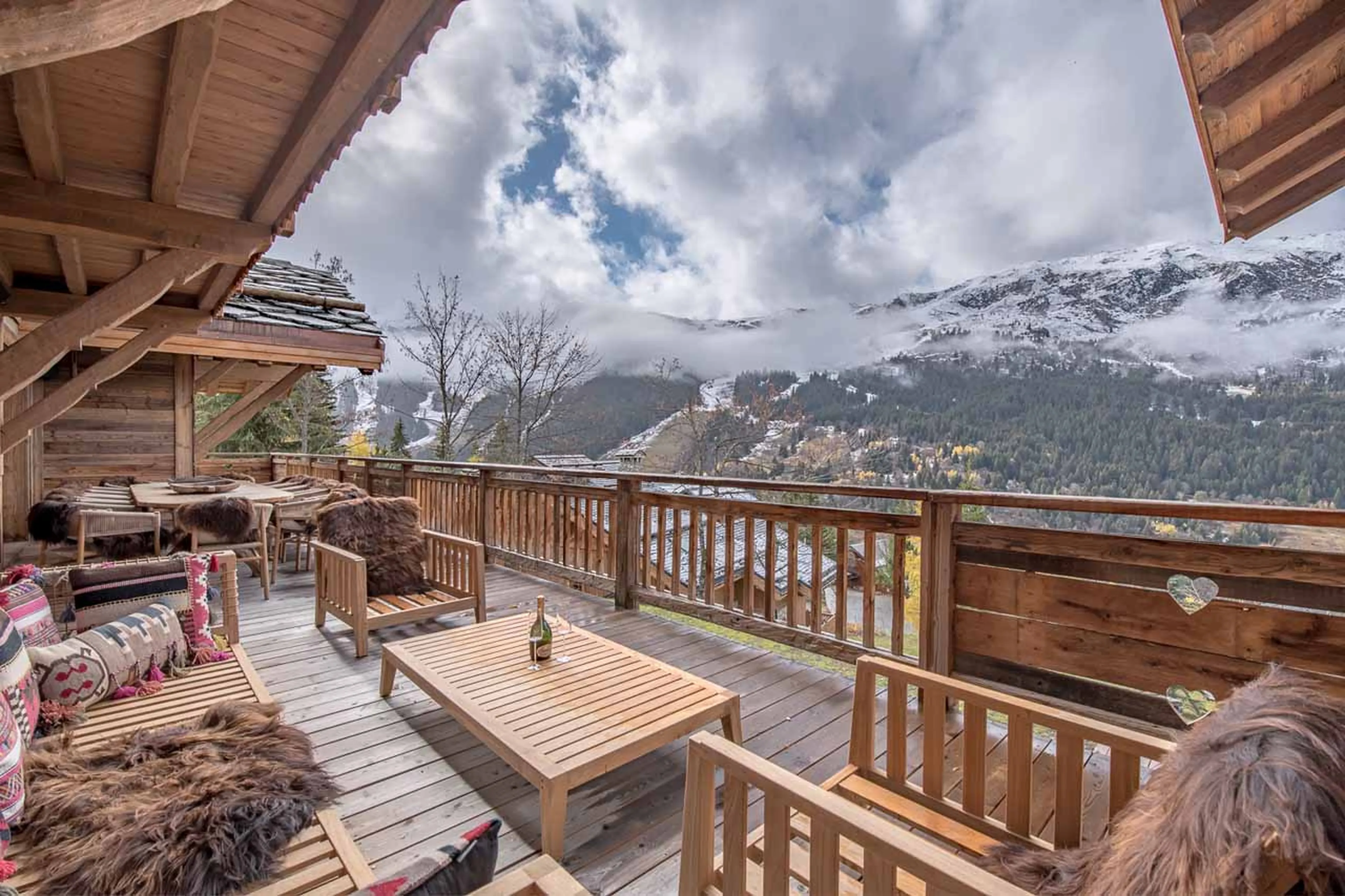 Balcony at Chalet Himalaya in Meribel