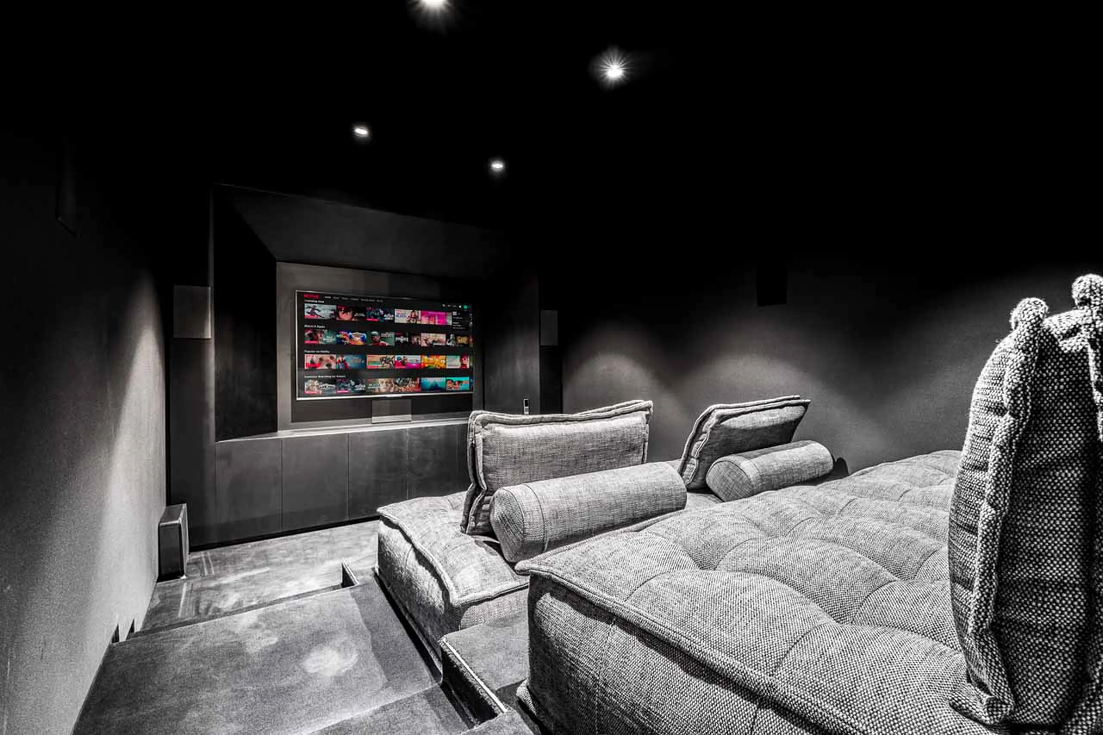 Cinema room at Chalet Himalaya in Meribel