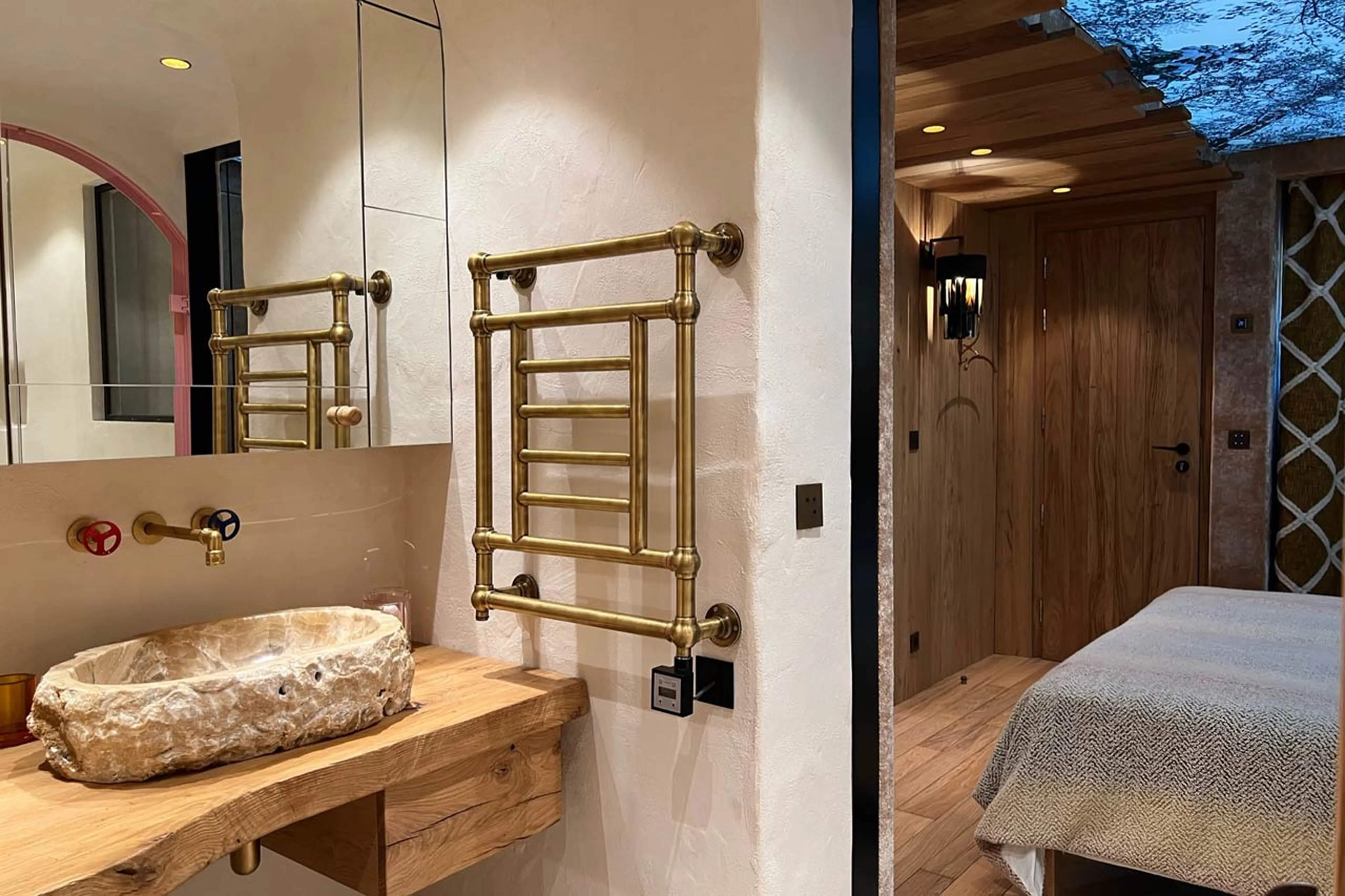 En-suite shower room two of Chalet Ikamiut in Courchevel 1550