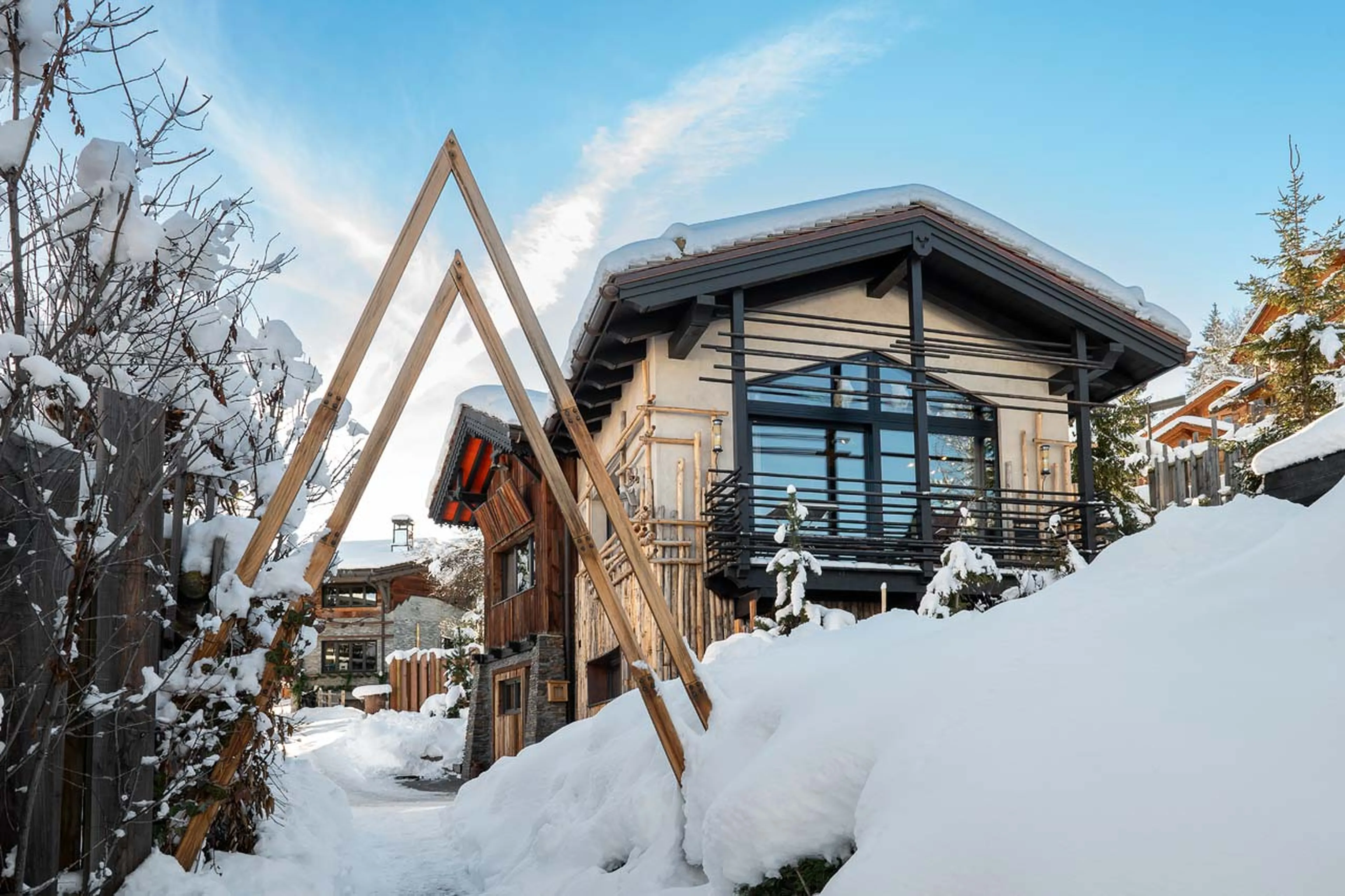 Exterior view of Chalet Ikamiut in Courchevel 1550