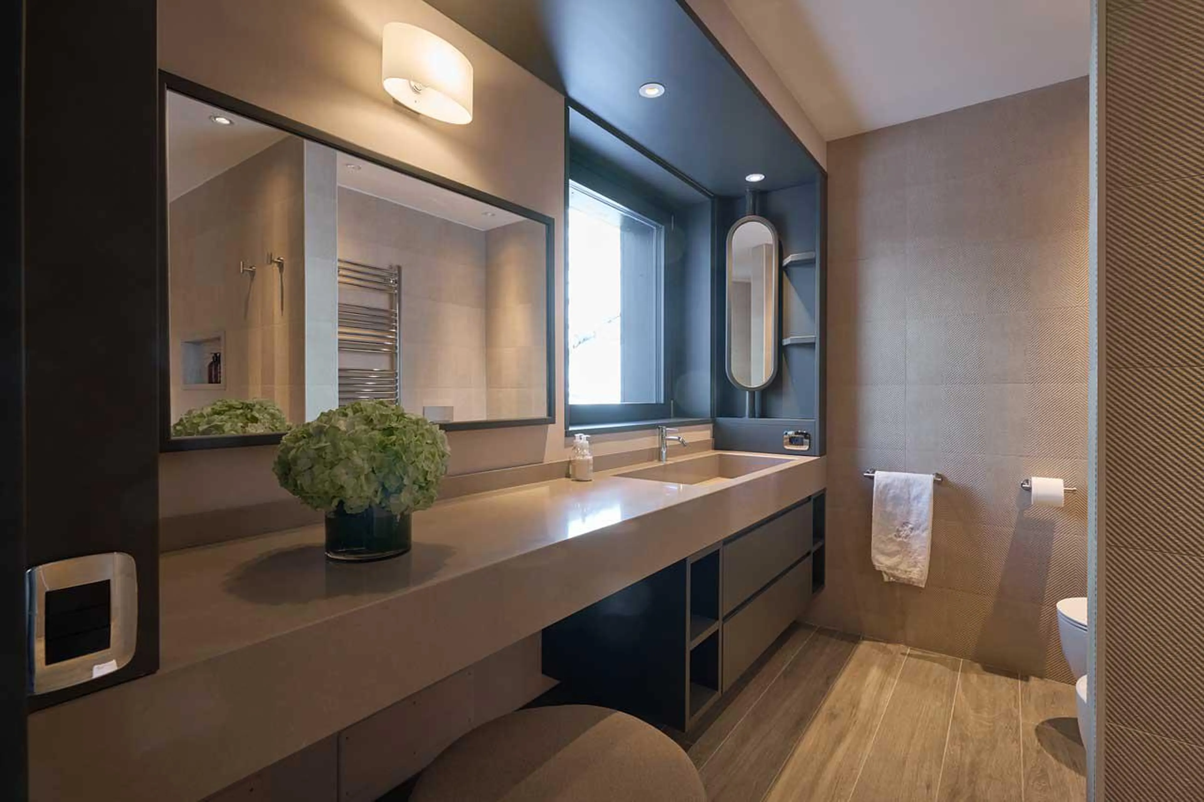 Shower room three in Chalet Il Gufo in Cervinia