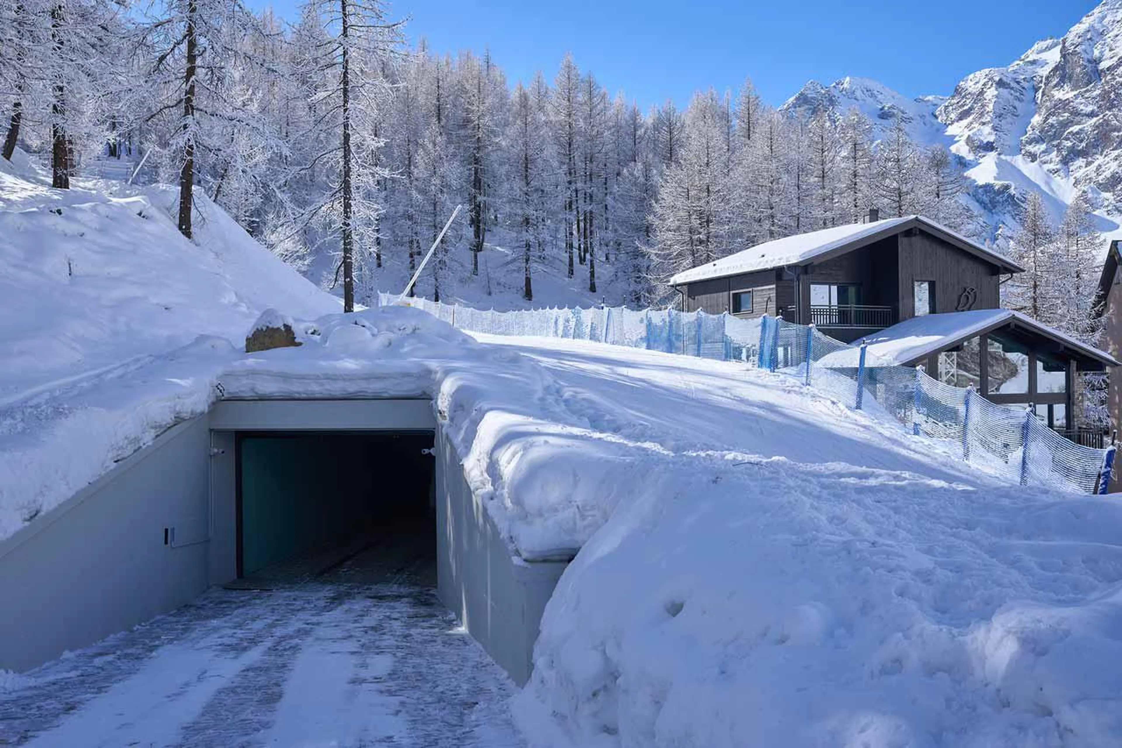 Access to Chalet Il Gufo in Cervinia