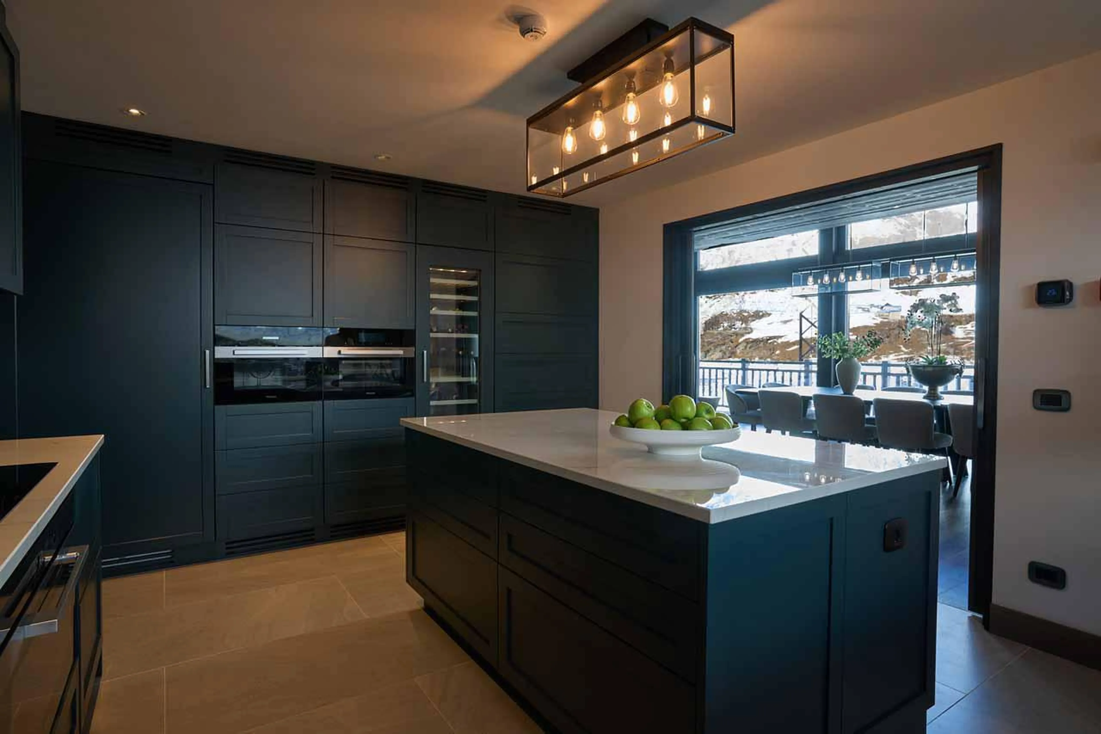 Kitchen at Chalet Il Gufo in Cervinia